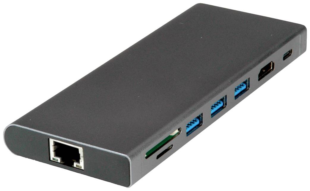 Value USB-C® Dockingstation 12.99.1138 Passend für Marke Dockingstations: Universal integrierter Kartenleser, USB-C® Power Delivery