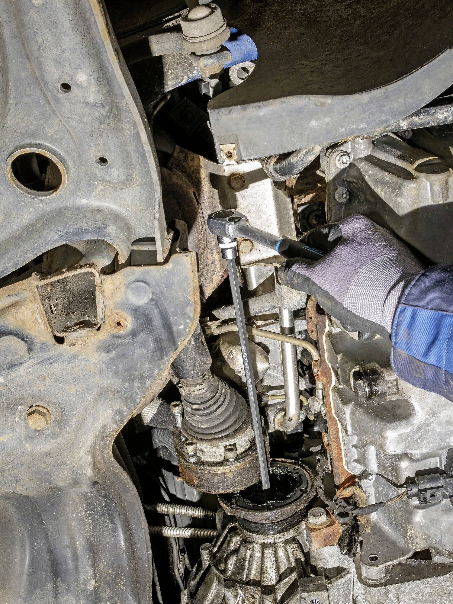 Hazet 2584LG-1A Innen-Sechskant Steckschlüssel-Bit-Einsatz 6mm 3/8"