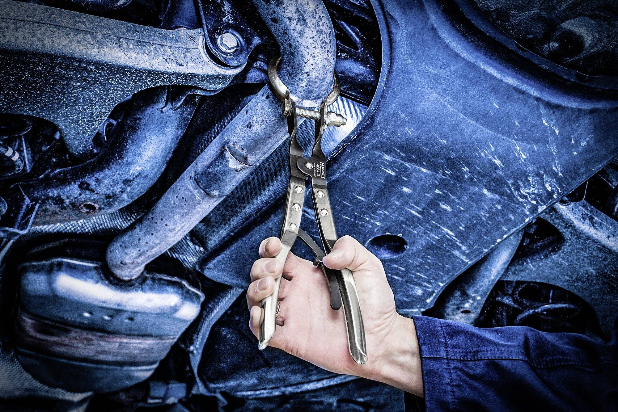 Hazet 4684-3 Auspuffschellen-Zange