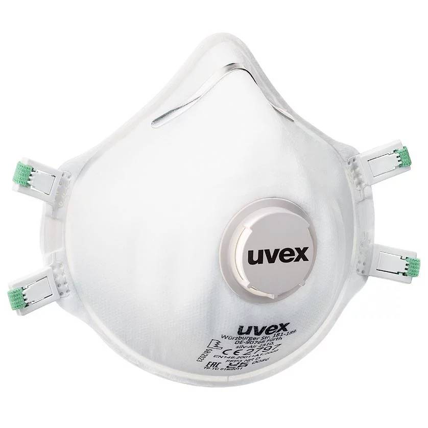 Uvex silv-Air classic 2310 8762313 Feinstaubmaske mit Ventil FFP3 15 St. EN 149:2001 + A1:2009 DIN