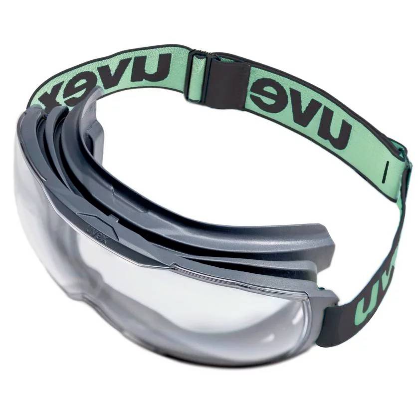 uvex megasonic planet 9320295 Schutzbrille inkl. UV-Schutz Grau, Grün EN 166:2001, EN 170:2002