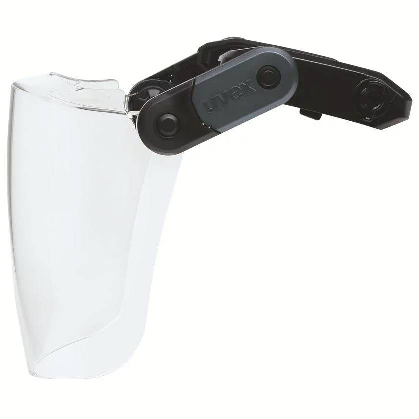 Uvex pronamic 9916000 Schutzvisier inkl. UV-Schutz, mit Antibeschlag-Schutz, mit Antikratz-Schutz Schwarz EN 166:2001, EN 170:2002