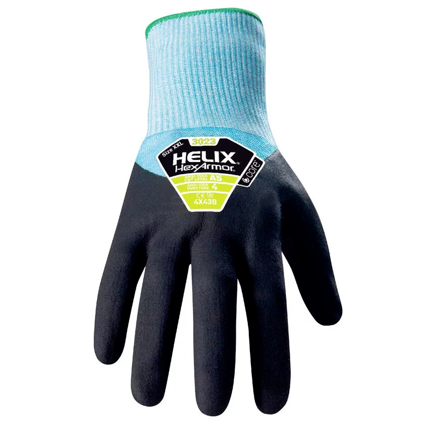 HexArmor Helix® 3023 6068307 Schnittschutzhandschuh Größe (Handschuhe): 7 EN 388:2016 1 Paar