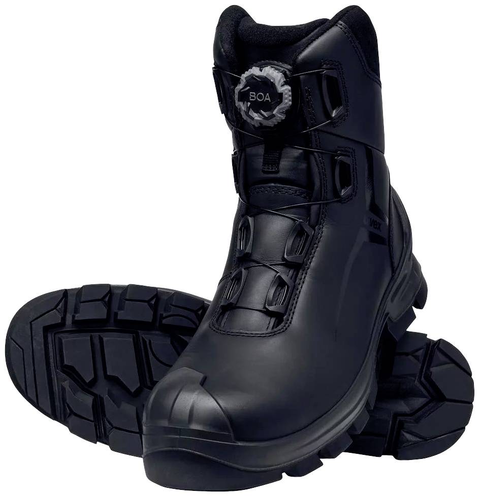 Uvex S3L BOA PU/GU W12 6536340 Sicherheitsstiefel S3L Schuhgröße (EU): 40 Schwarz 1 Paar