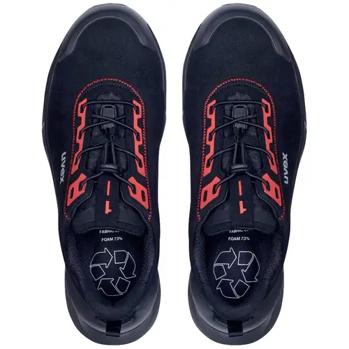 Uvex S3L PUR W11 6803240 Sicherheitshalbschuh S3L Schuhgröße (EU): 40 Schwarz, Rot 1 Paar Uvex S3L PUR W11 6803240 Sicherheitshalbschuh S3L Schuhgröße (EU): 40 Schwarz, Rot 1 Paar