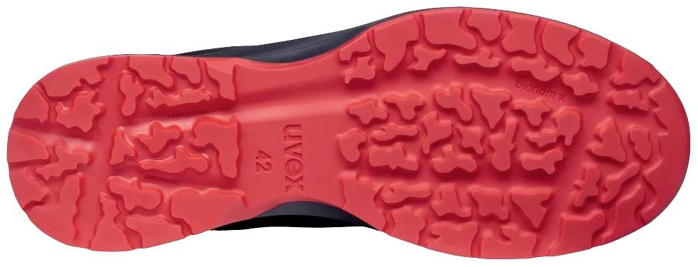 Uvex S3L PUR W11 6803247 Sicherheitshalbschuh S3L Schuhgröße (EU): 47 Schwarz, Rot 1 Paar