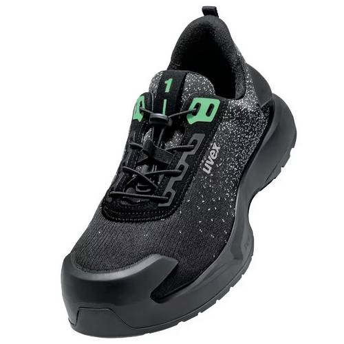 Uvex S1 PL PU/TPU W11 6808241 Sicherheitshalbschuh S1PL Schuhgröße (EU): 41 Schwarz, Grün 1 Paar