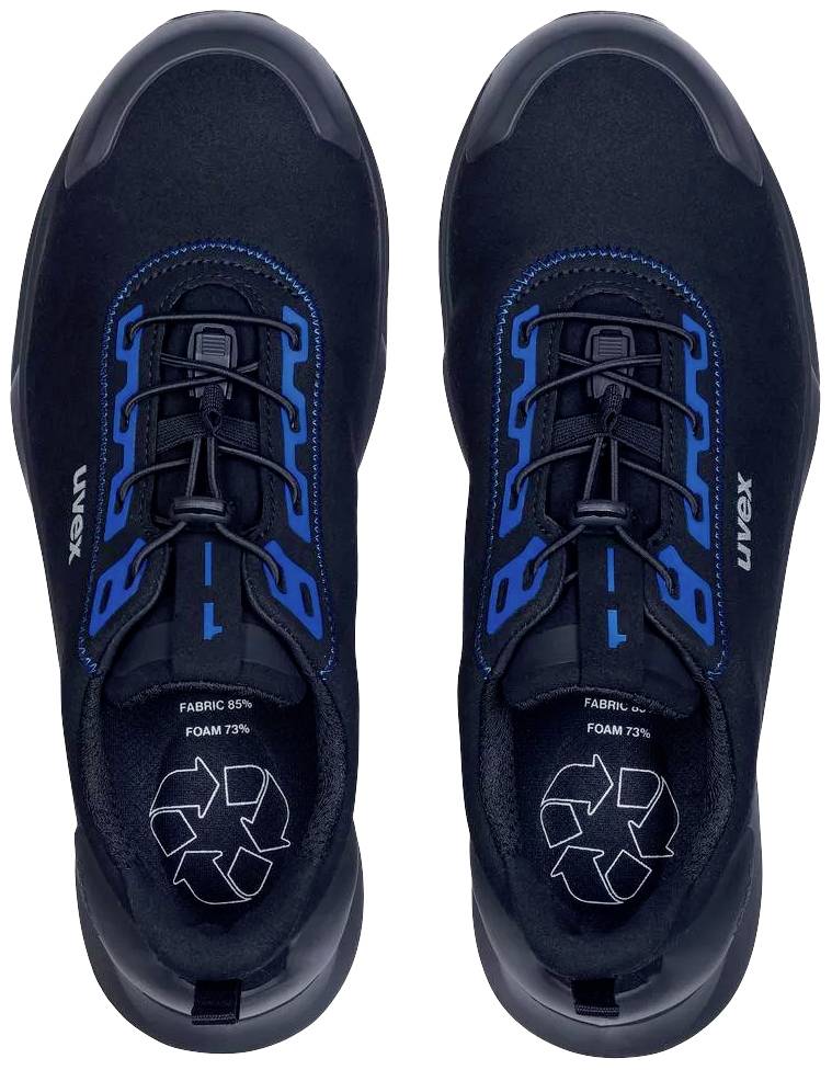 Uvex S2 PUR W11 6814836 Sicherheitshalbschuh S2 Schuhgröße (EU): 36 Schwarz, Blau 1 Paar