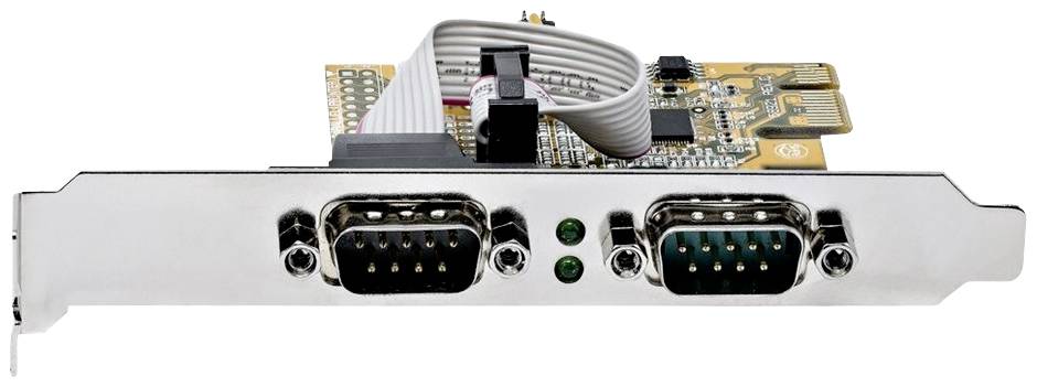 StarTech.com 2-Port PCI Express 2 Port Serielle Steckkarte RS232 PCIe x1