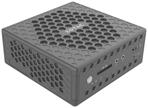 Zotac Barebone ZBOX CI337 NANO Intel® N N100 3.4GHz Intel UHD Graphics ZBOX-CI337NANO-BE