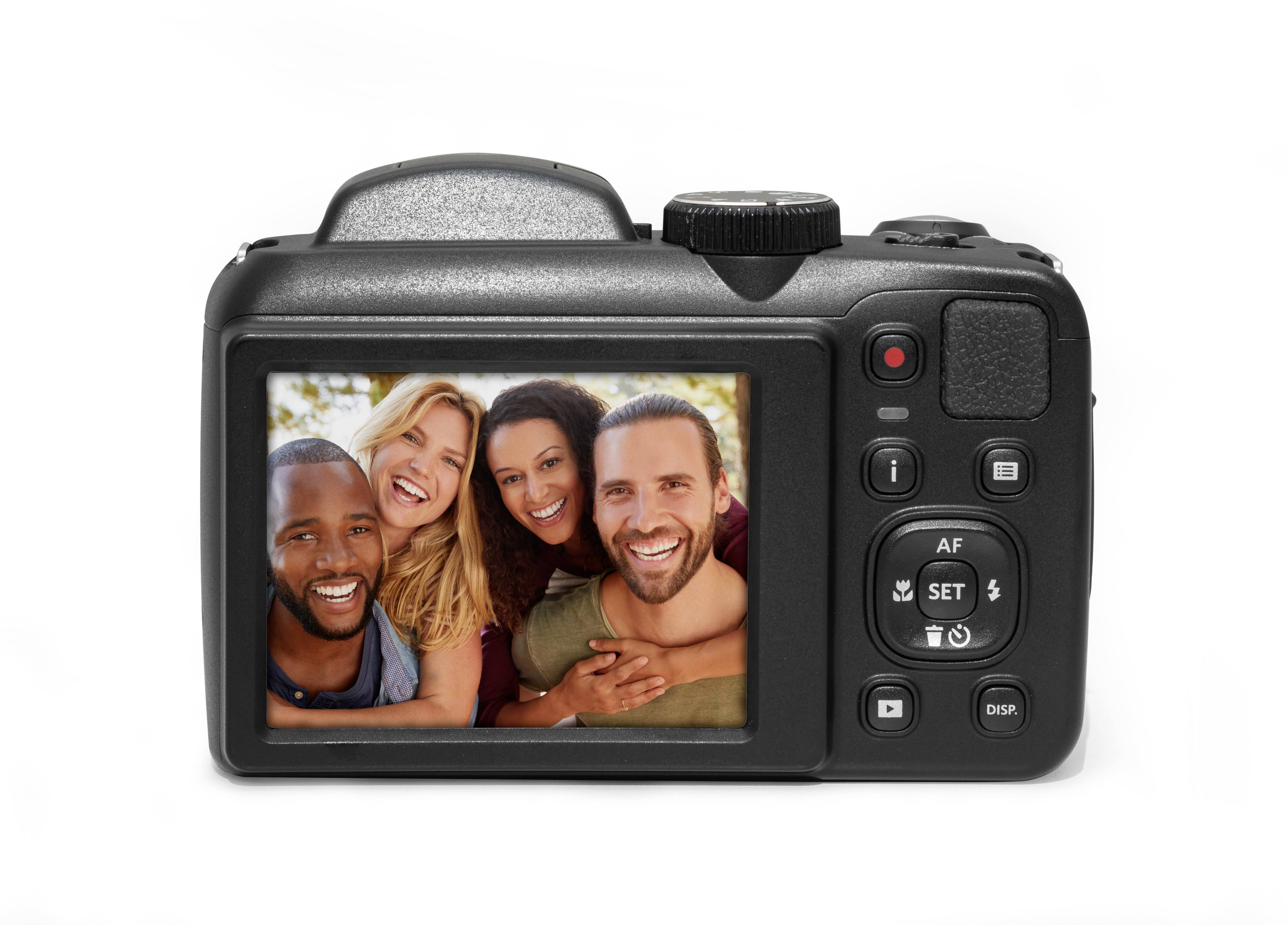 Kodak PIXPRO Astro Zoom AZ255 Digitalkamera 16.76 Megapixel Opt. Zoom: 25 x Schwarz Full HD Video, Bildstabilisierung, mit