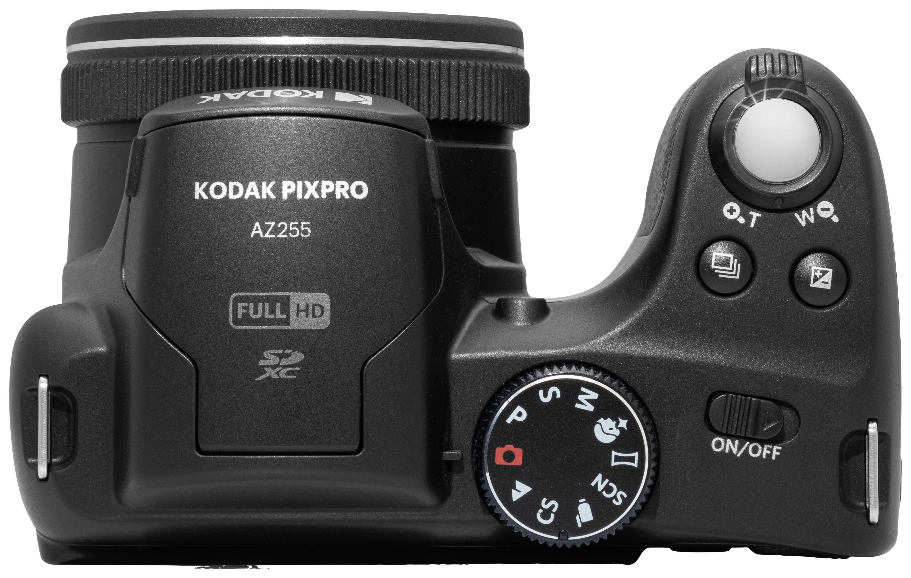 Kodak PIXPRO Astro Zoom AZ255 Digitalkamera 16.76 Megapixel Opt. Zoom: 25 x Schwarz Full HD Video, Bildstabilisierung, mit