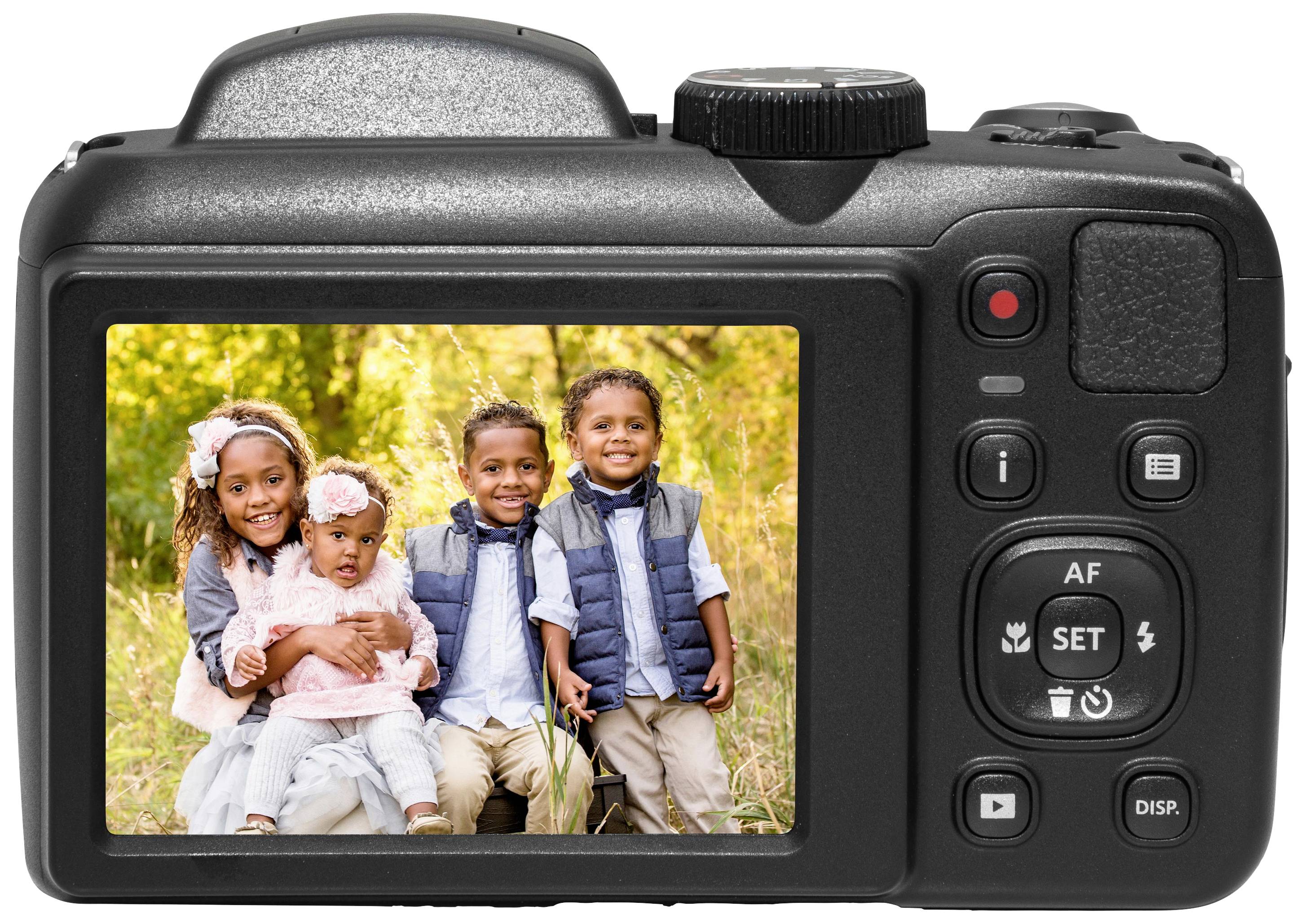 Kodak PIXPRO Astro Zoom AZ255 Digitalkamera 16.76 Megapixel Opt. Zoom: 25 x Schwarz Full HD Video, Bildstabilisierung, mit