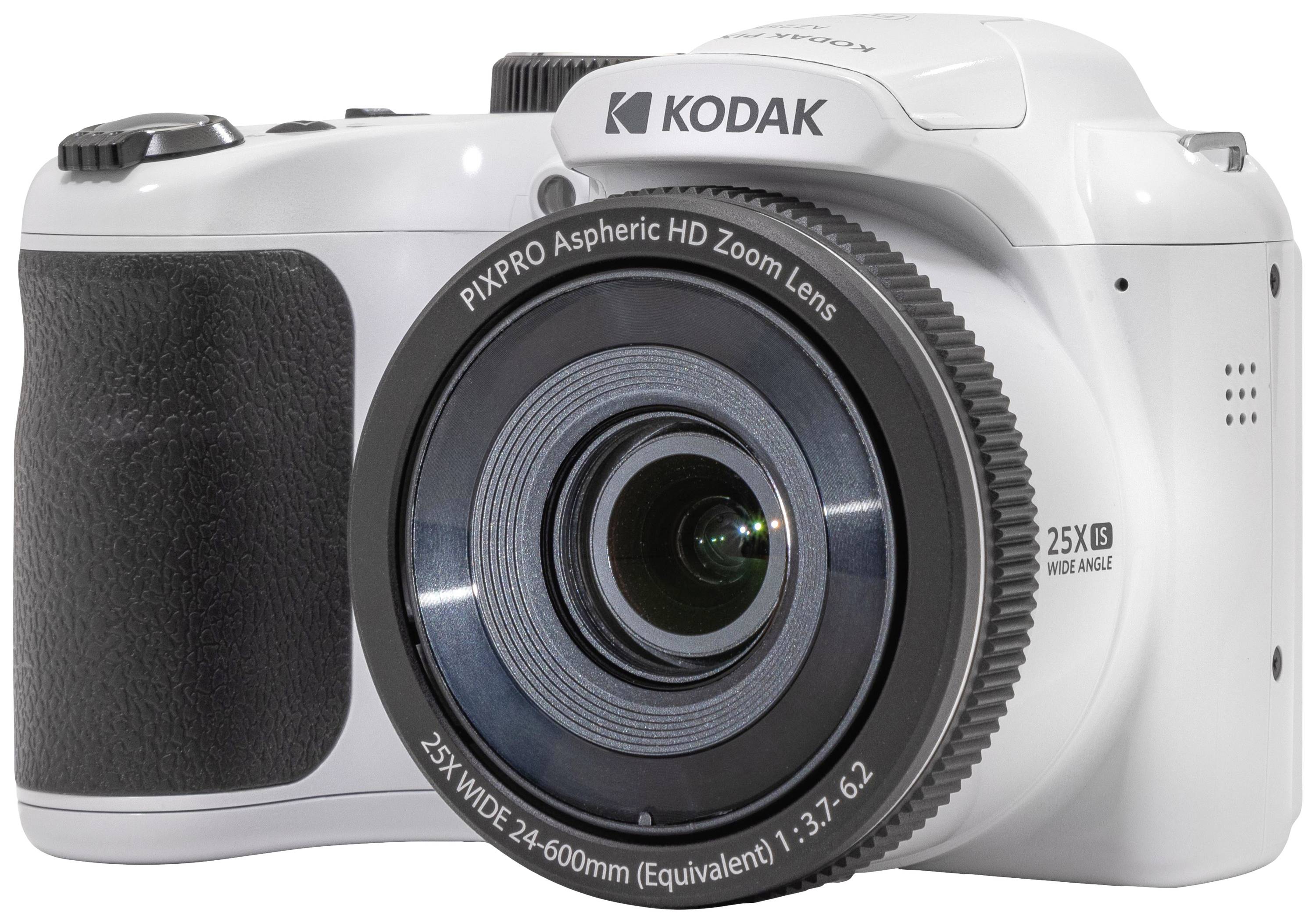Kodak PIXPRO Astro Zoom AZ255 Digitalkamera 16.76 Megapixel Opt. Zoom: 25 x Weiß Full HD Video, Bildstabilisierung, mit