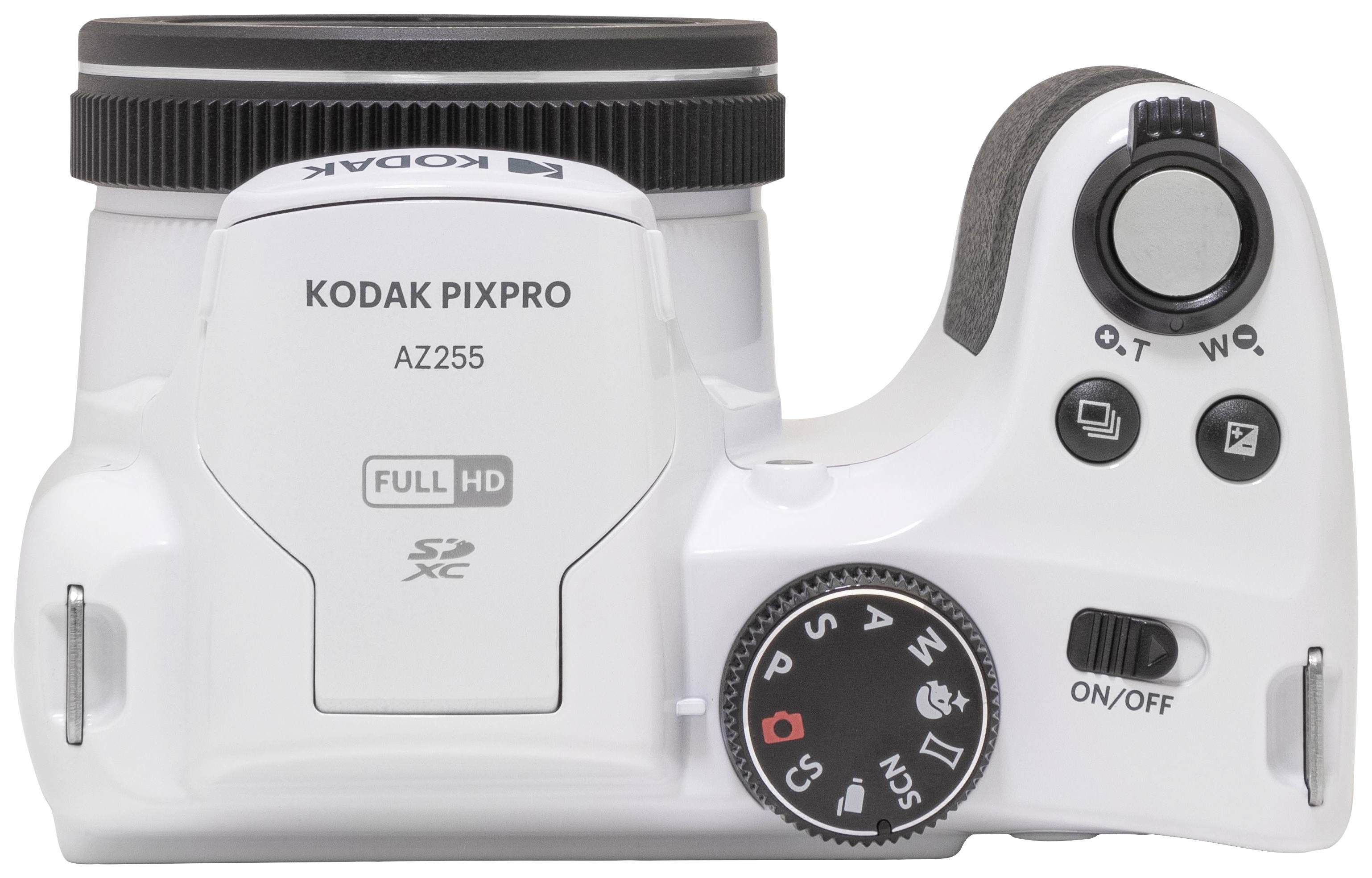Kodak PIXPRO Astro Zoom AZ255 Digitalkamera 16.76 Megapixel Opt. Zoom: 25 x Weiß Full HD Video, Bildstabilisierung, mit