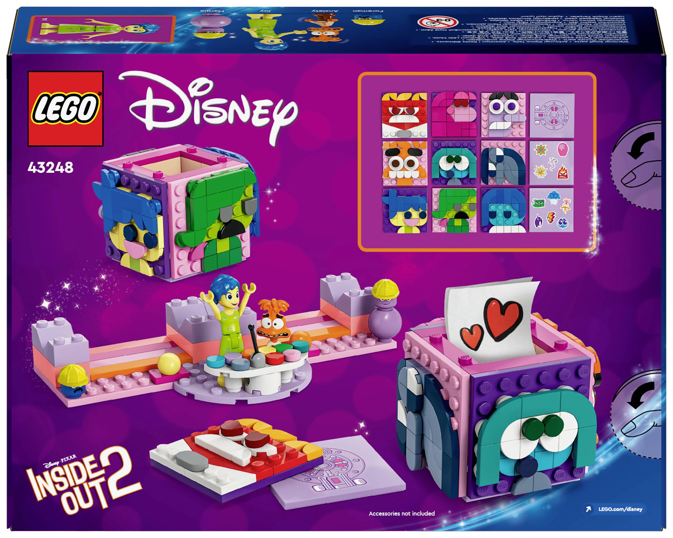 43248 LEGO® DISNEY Alles steht Kopf 2 Stimmungswürfel