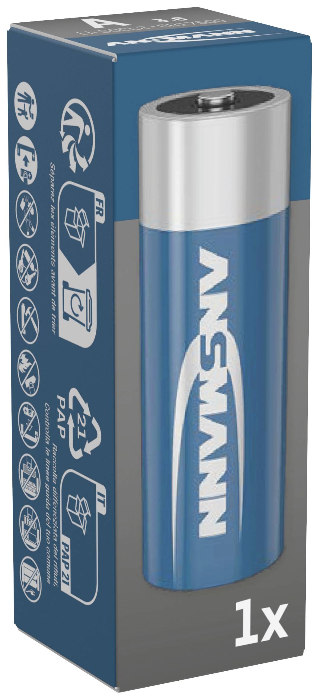 Ansmann ER17500 / A Spezial-Batterie A Lithium 3.6V 1St.