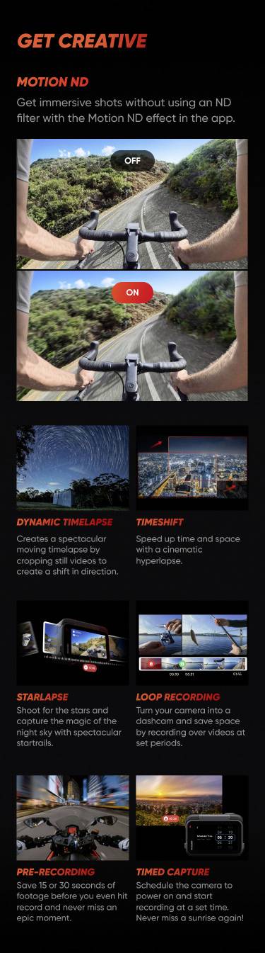 Insta360 Ace Pro Action Cam 8K, 4K, 2.7K, Full-HD, Zeitlupe, Zeitraffer, Touch-Screen, Bluetooth, W