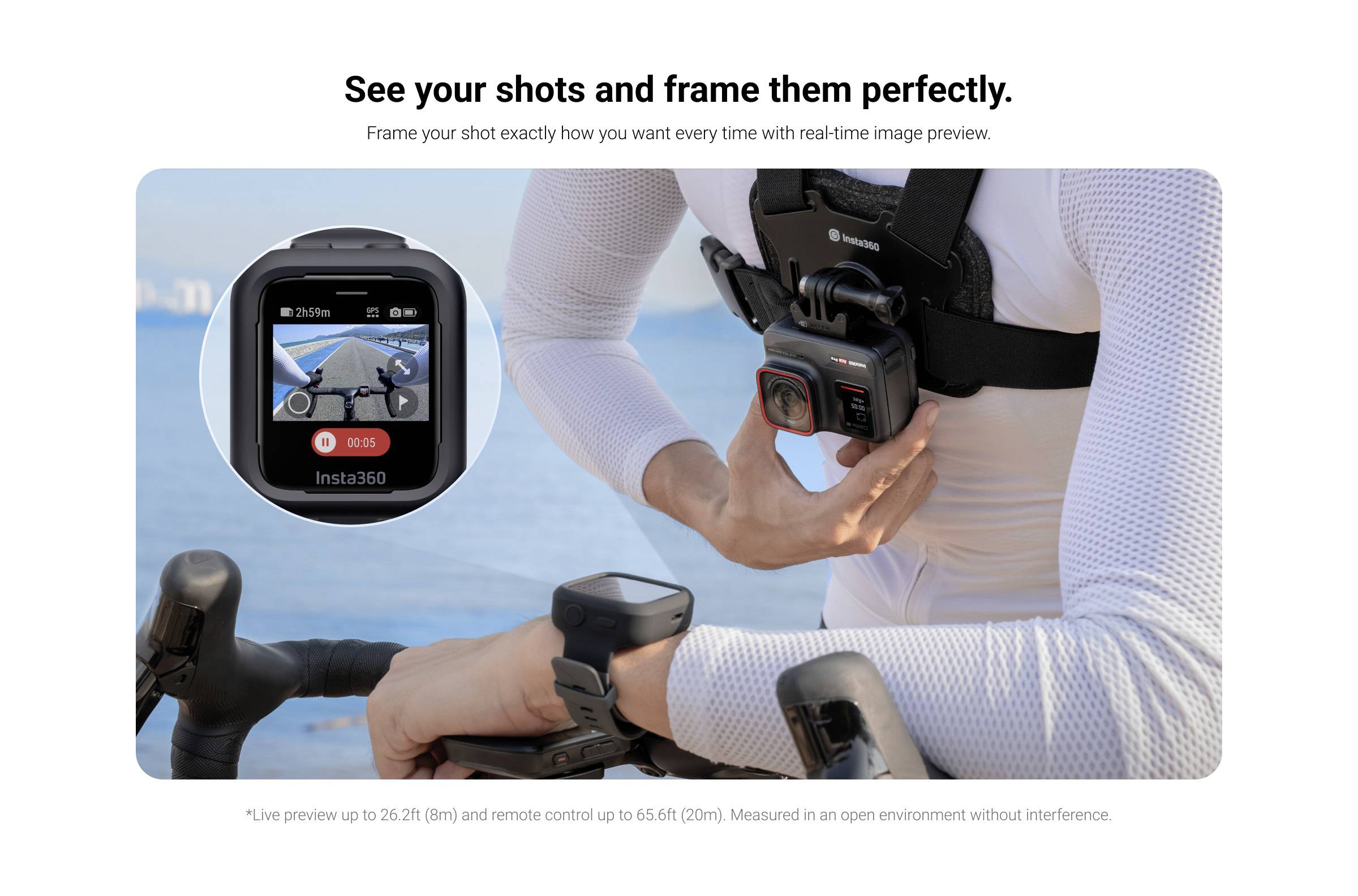 Insta360 GPS Preview Remote Fernbedienung Ace, Ace Pro