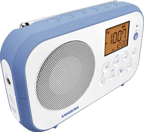 Sangean PR-D12BT Tischradio AM, FM Weiß, Blau