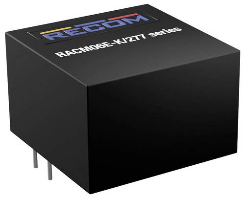 RECOM RACM06E-12SK/277 AC/DC-Einbaunetzteil geschlossen 12 V 0.5 A 6 W