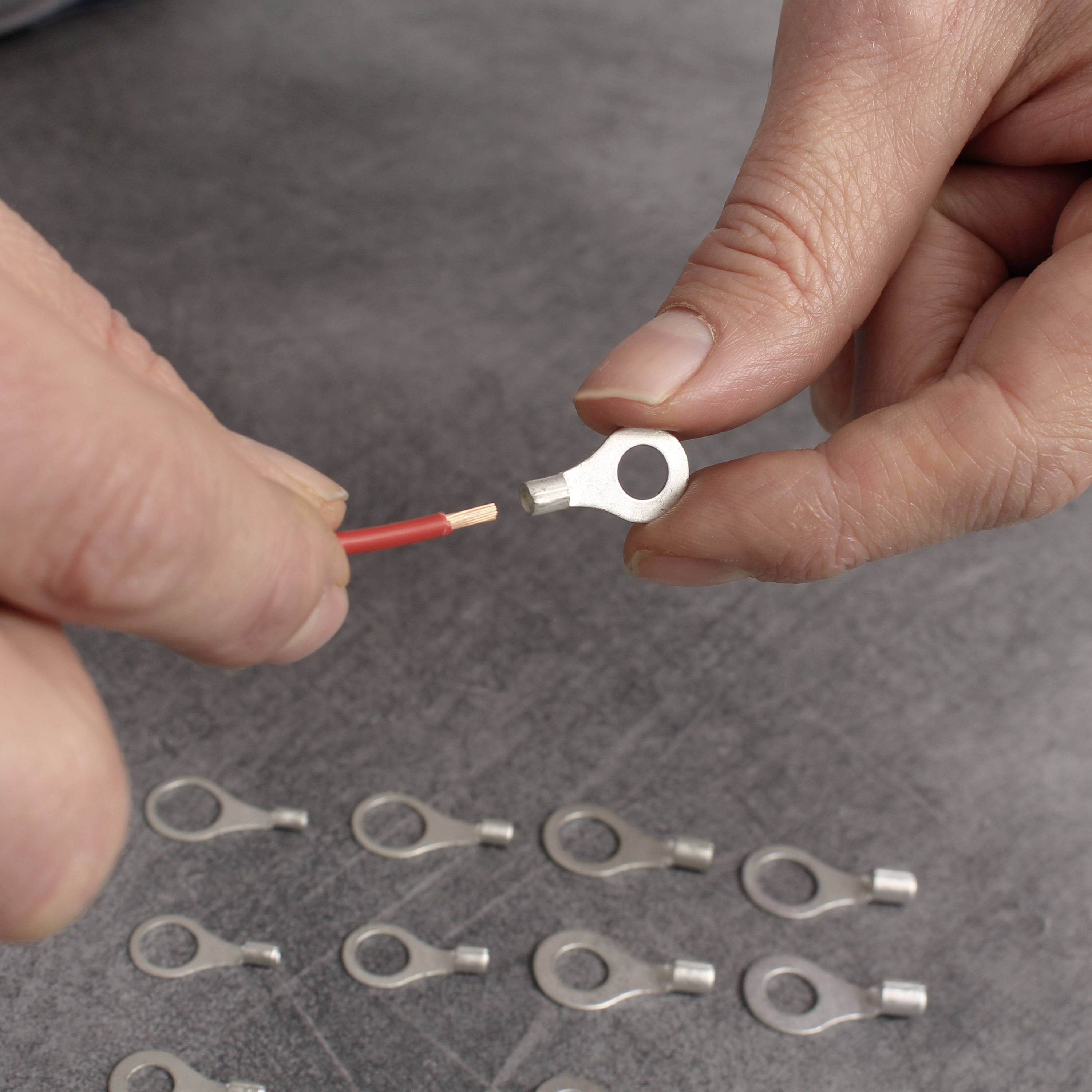 Quadrios 23C500 Ringkabelschuh Querschnitt (max.)=1.5mm² Loch-Ø=10.5mm Unisoliert 100St.