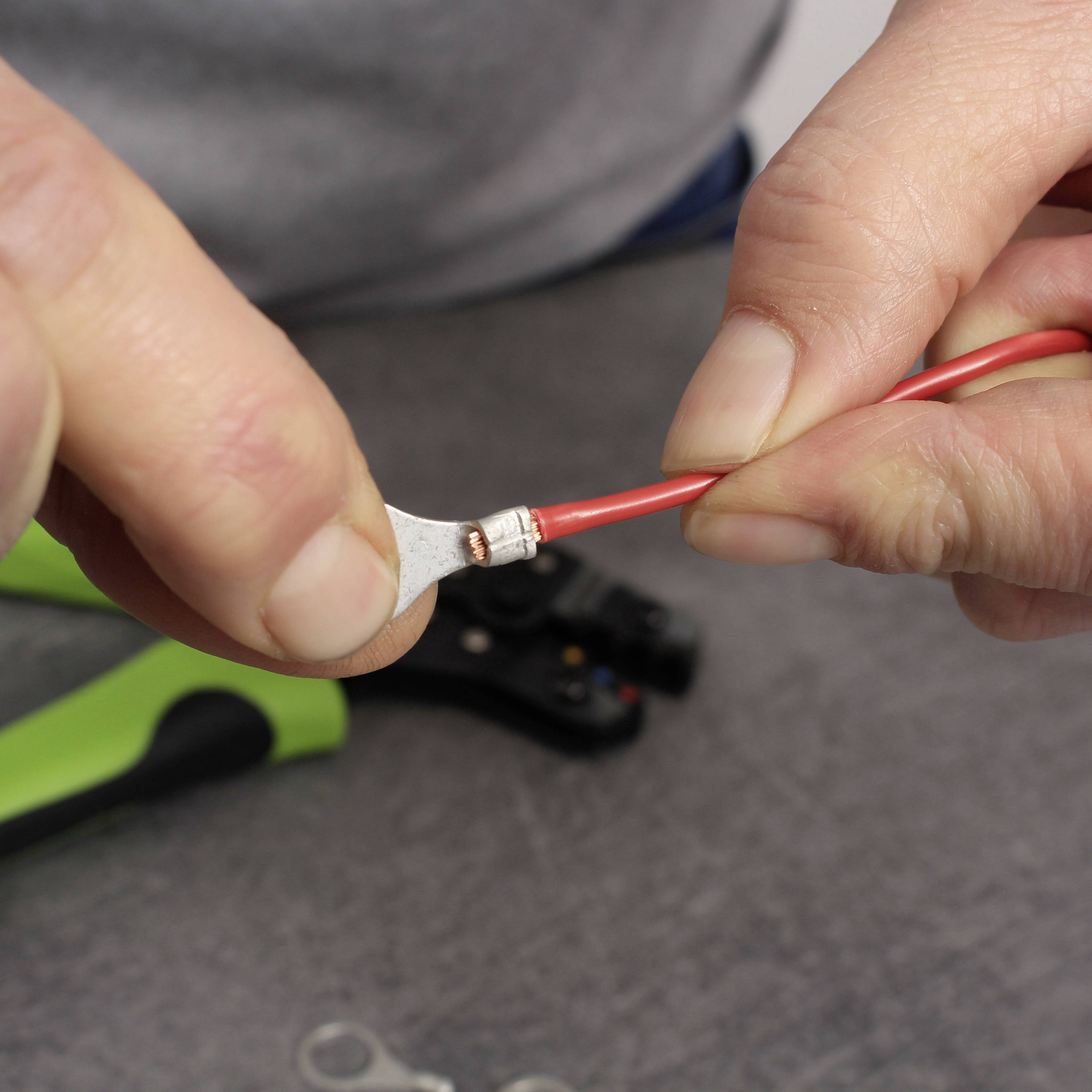 Quadrios 23C512 Ringkabelschuh Querschnitt (max.)=6mm² Loch-Ø=5.3mm Unisoliert 100St.