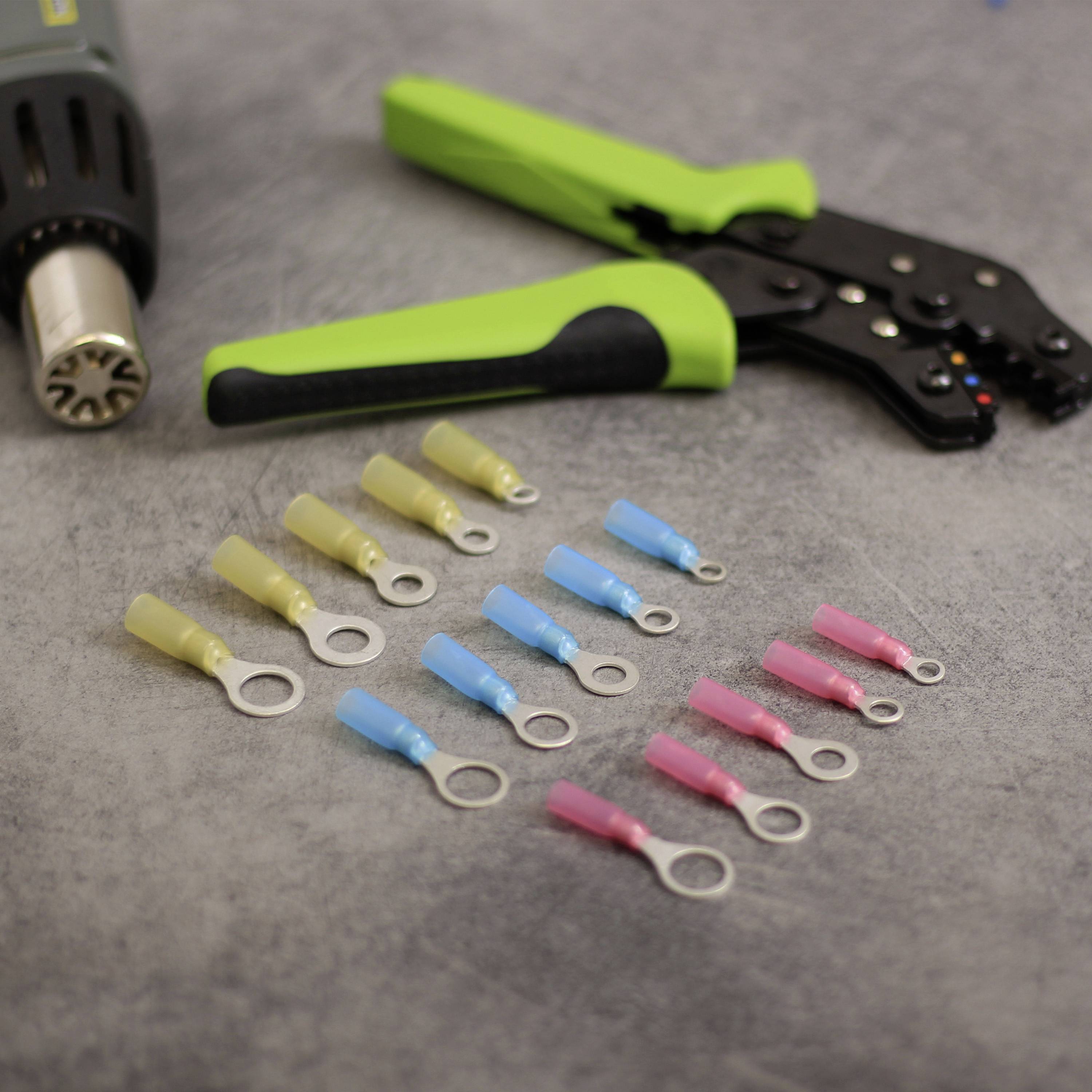 Quadrios 23C516 Ringkabelschuh Querschnitt (max.)=1.5mm² Loch-Ø=4.3mm Teilisoliert Rot 50St.