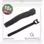 Quadrios 23CA185 Klettkabelbinder zum Bündeln Haft- und Flauschteil (L x B) 200mm x 12mm Schwarz 10St. Quadrios 23CA185 Klettkabelbinder zum Bündeln Haft- und Flauschteil (L x B) 200mm x 12mm Schwarz 10St.