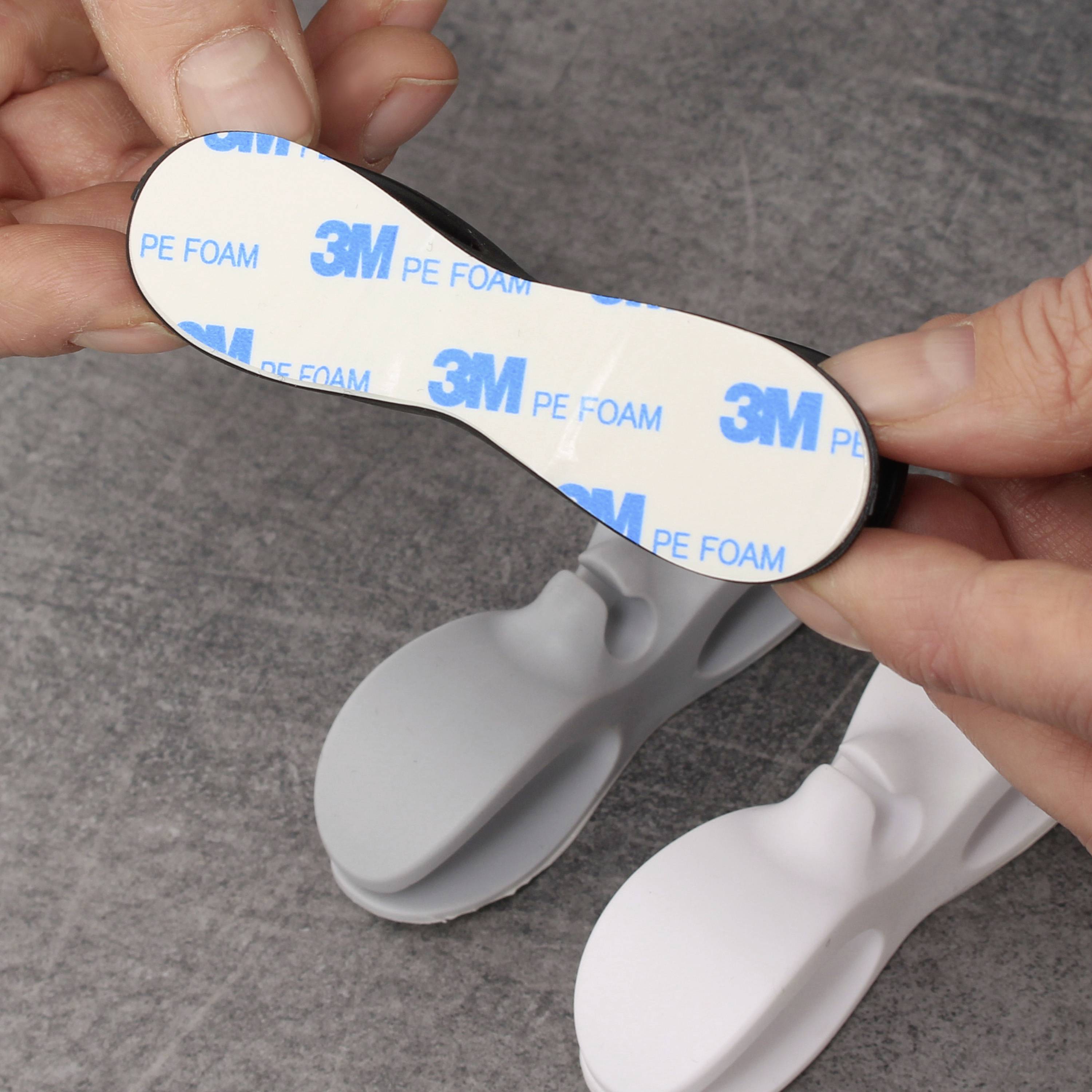 Quadrios 23CA245 Kabelhalter selbstklebend 23CA245 Schwarz 6St.