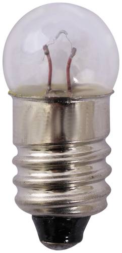 Quadrios 23O184 Kugellampe, Fahrradlampe 0.45W Sockel E10 Weiß