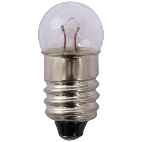 Quadrios 23O185 Kugellampe, Fahrradlampe 2.5 V 0.75 W Sockel E10 Weiß