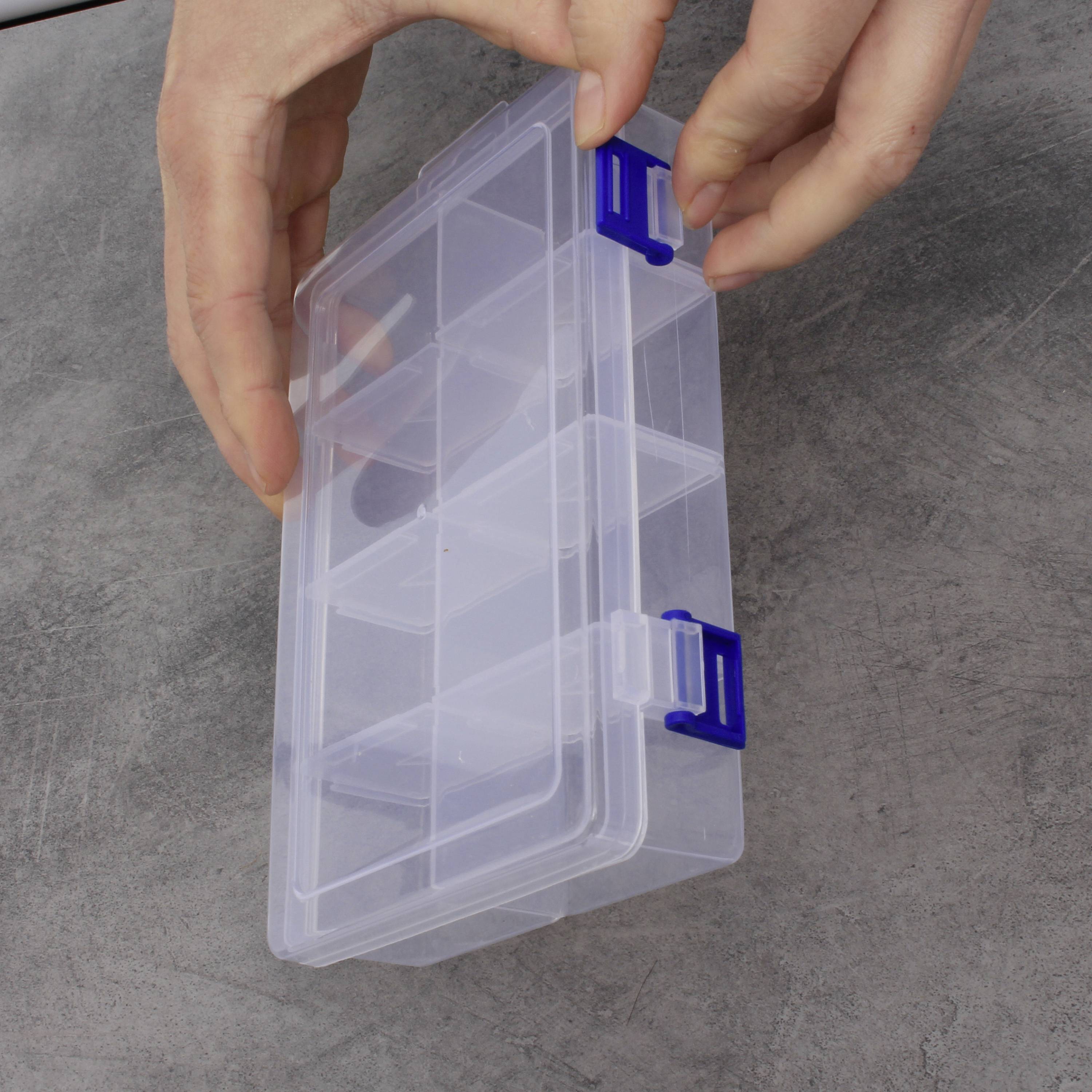 Quadrios 23SA082 Sortimentskasten (L x B x H) 20 x 13.5 x 4.5 cm Anzahl Fächer: 8 variable Untertei