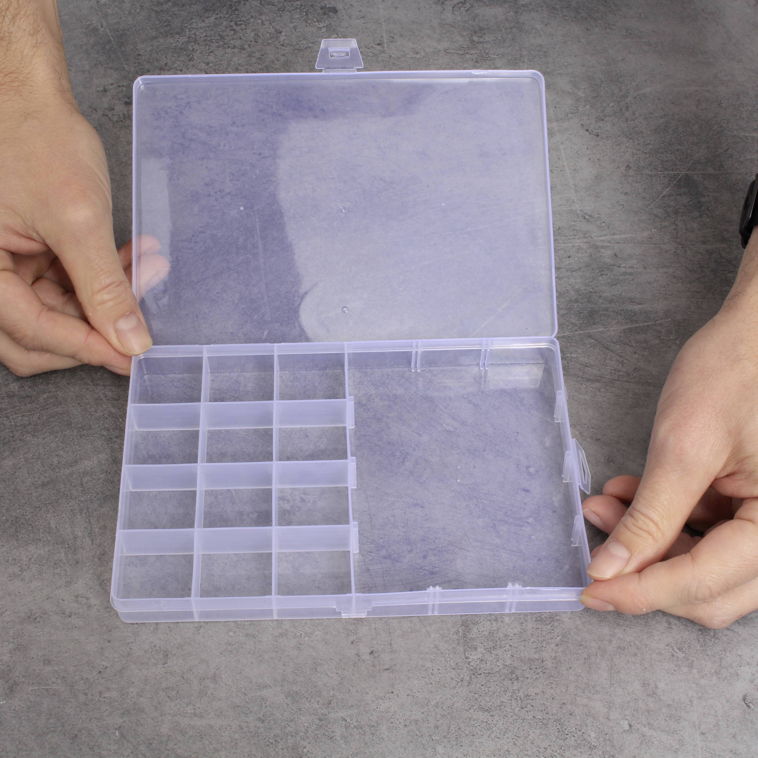 Quadrios 23SA086 Sortimentskasten (L x B x H) 19.5 x 13.1 x 2.2cm Anzahl Fächer: 13 feste Unterteilung Inhalt 1St.