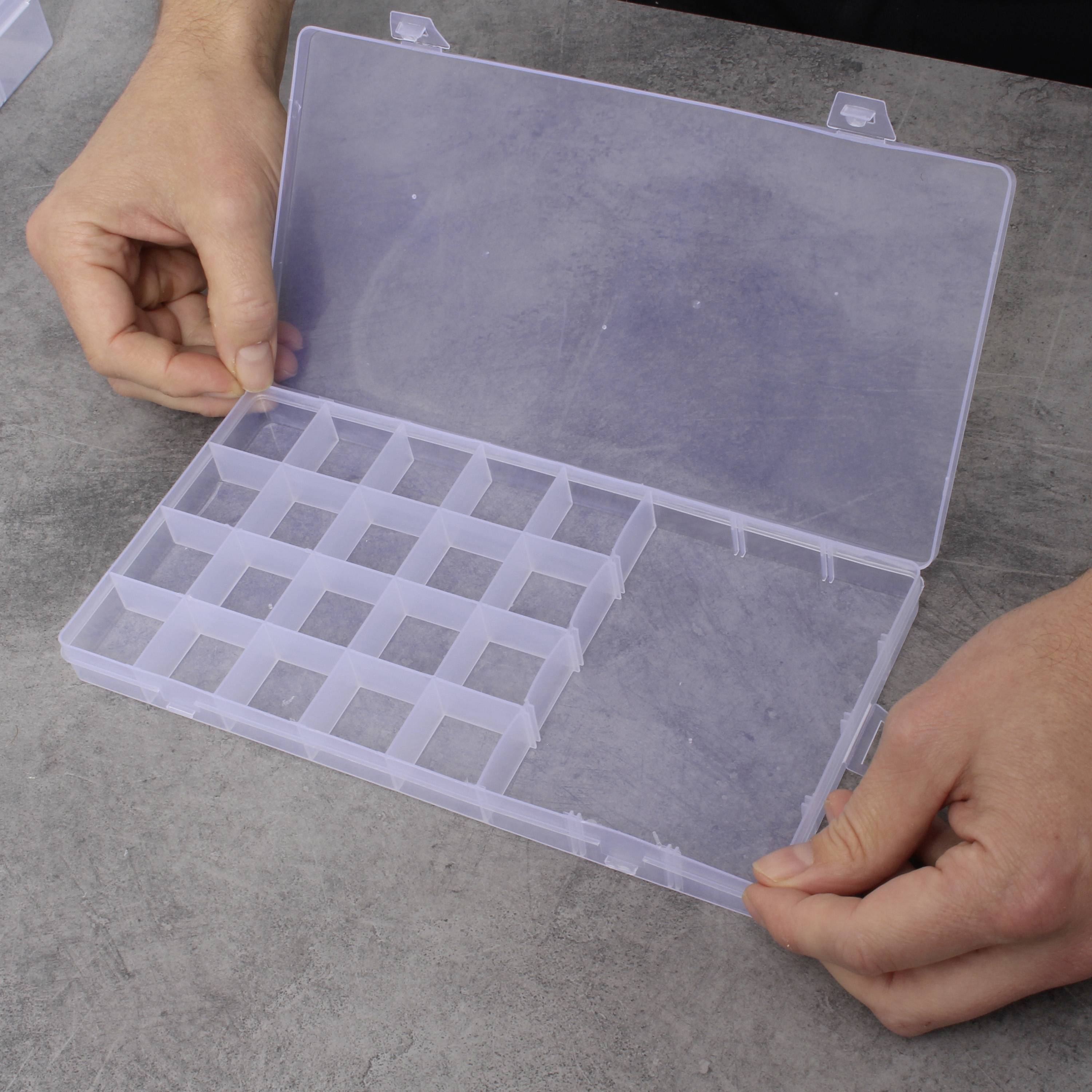 Quadrios 23SA087 Sortimentskasten (L x B x H) 26 x 13.2 x 2.2cm Anzahl Fächer: 21 feste Unterteilung Inhalt 1St.