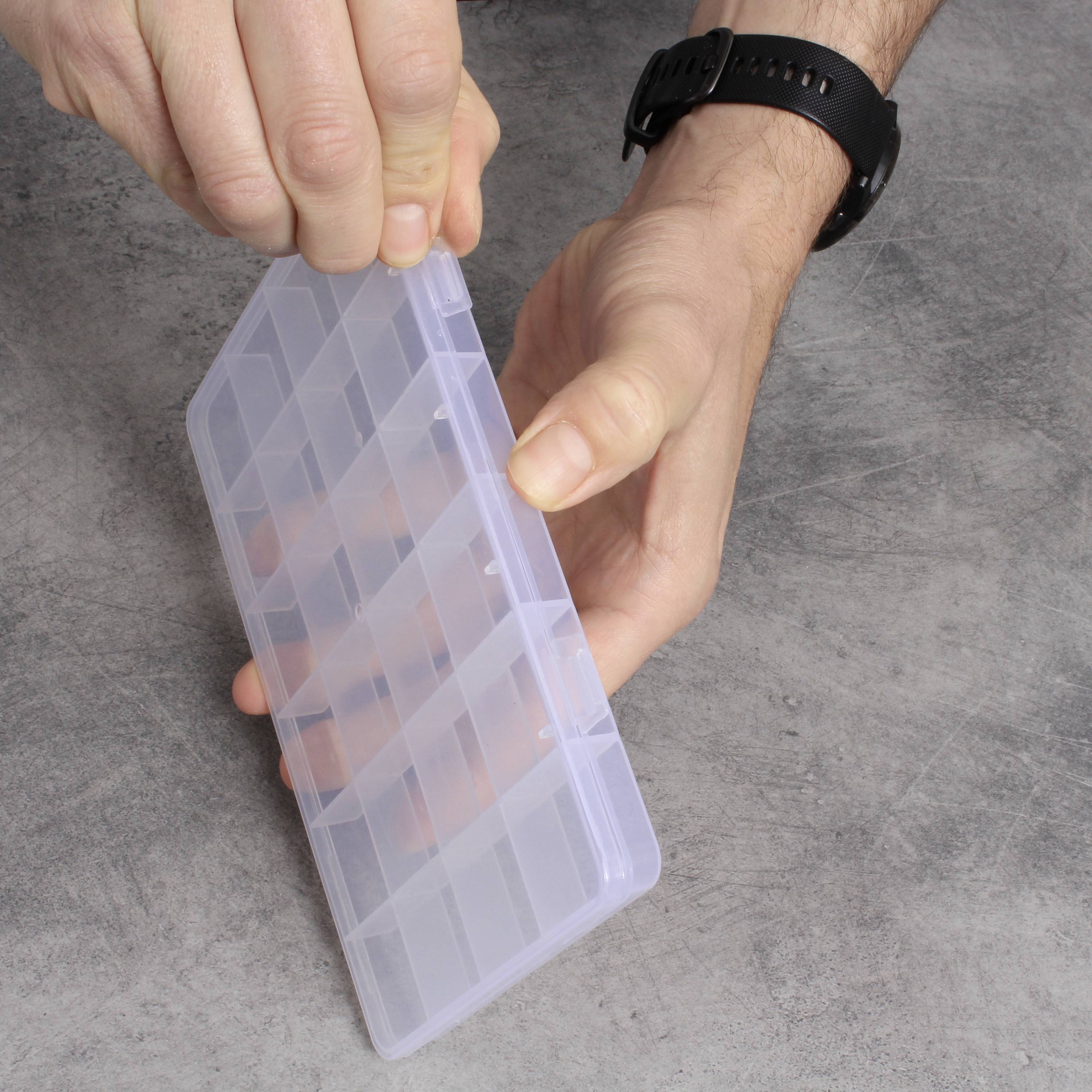 Quadrios 23SA088 Sortimentskasten (L x B x H) 19 x 13 x 1.5cm Anzahl Fächer: 24 feste Unterteilung Inhalt 1St.