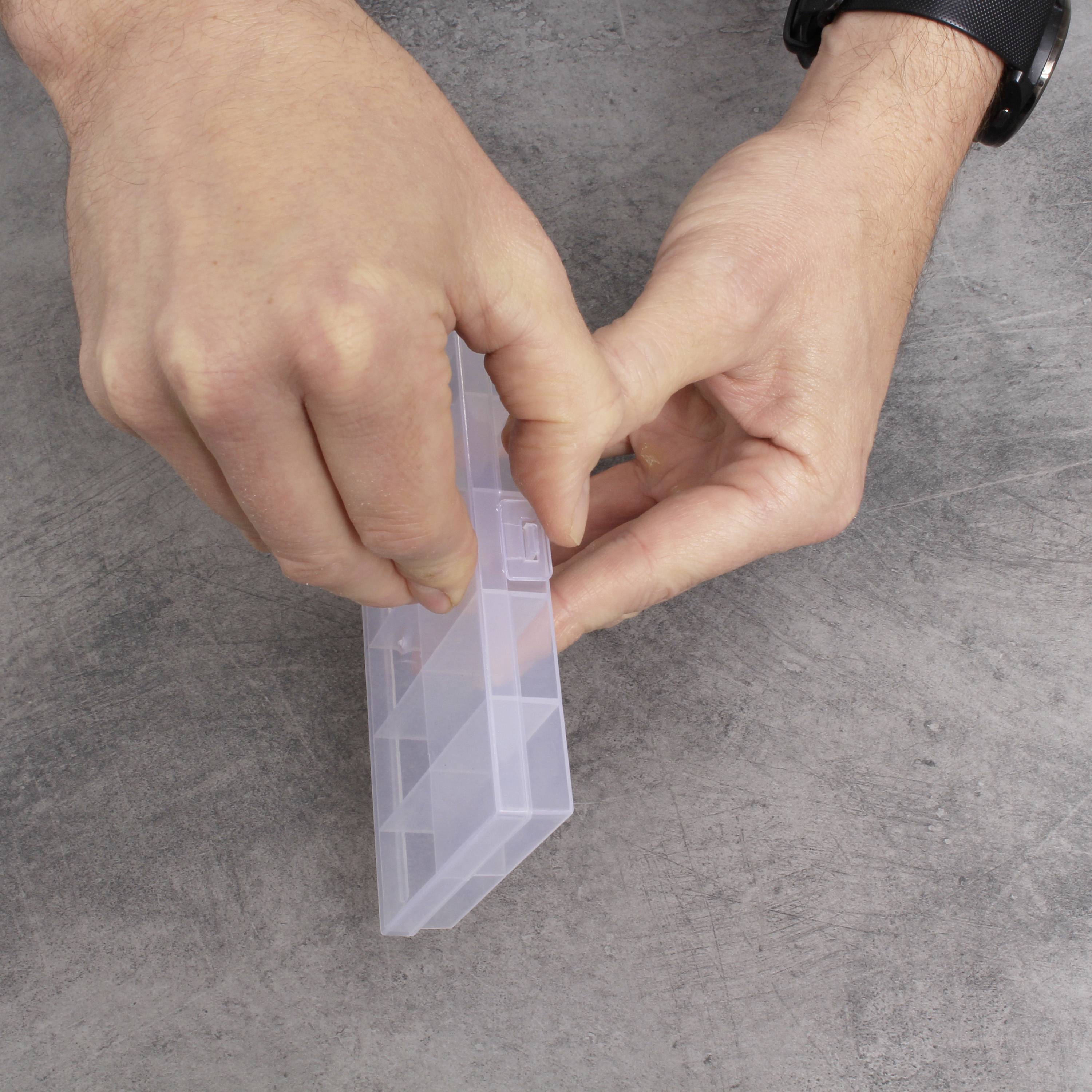 Quadrios 23SA089 Sortimentskasten (L x B x H) 13 x 9 x 1.8cm Anzahl Fächer: 10 feste Unterteilung Inhalt