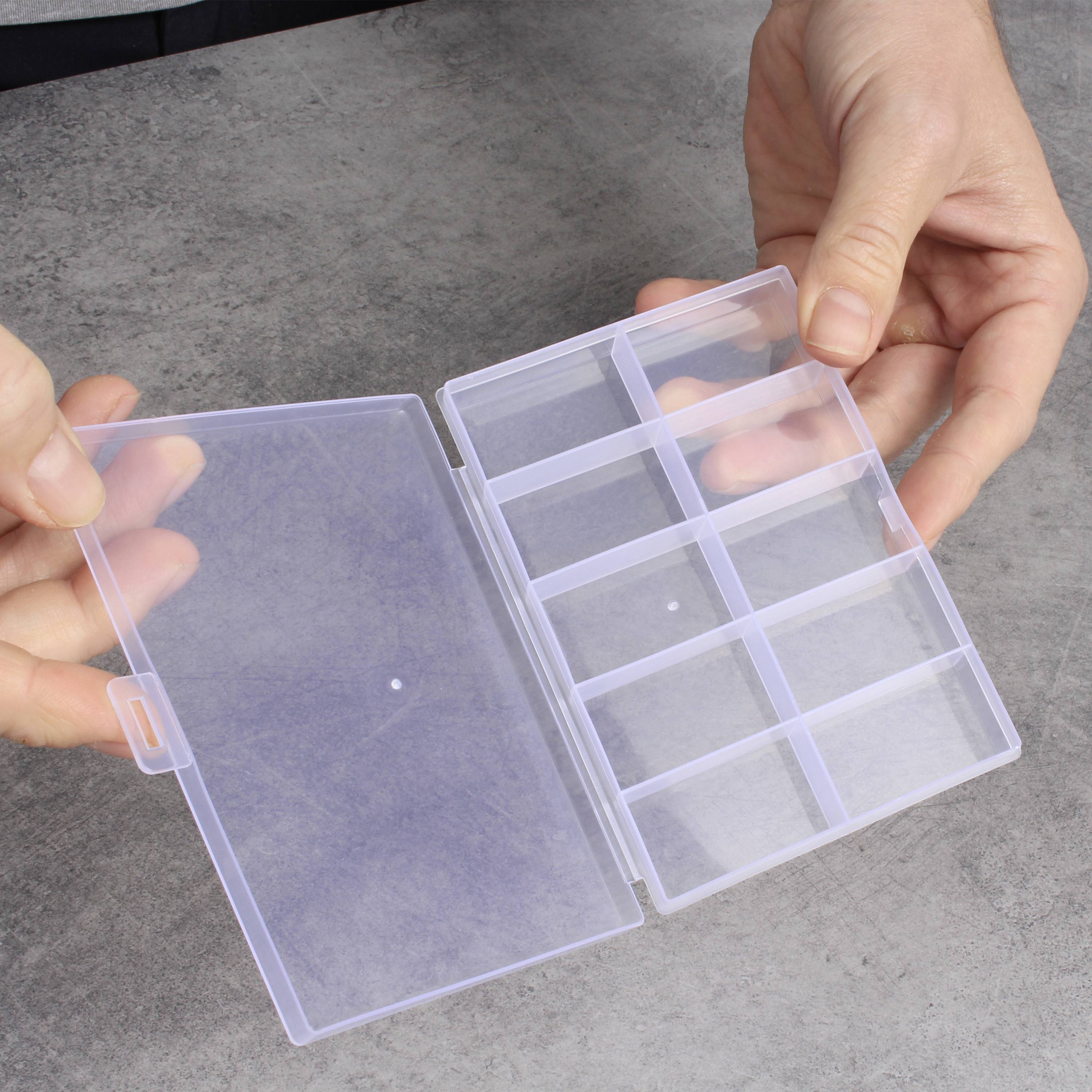 Quadrios 23SA089 Sortimentskasten (L x B x H) 13 x 9 x 1.8 cm Anzahl Fächer: 10 feste Unterteilung