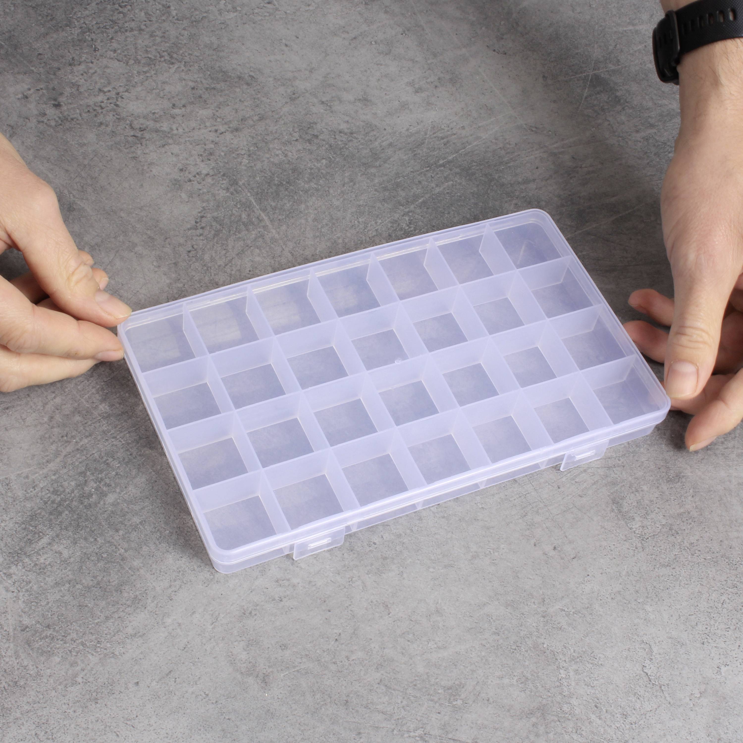 Quadrios 23SA090 Sortimentskasten (L x B x H) 22.6 x 13.4 x 2.2cm Anzahl Fächer: 28 feste Unterteilung Inhalt 1St.