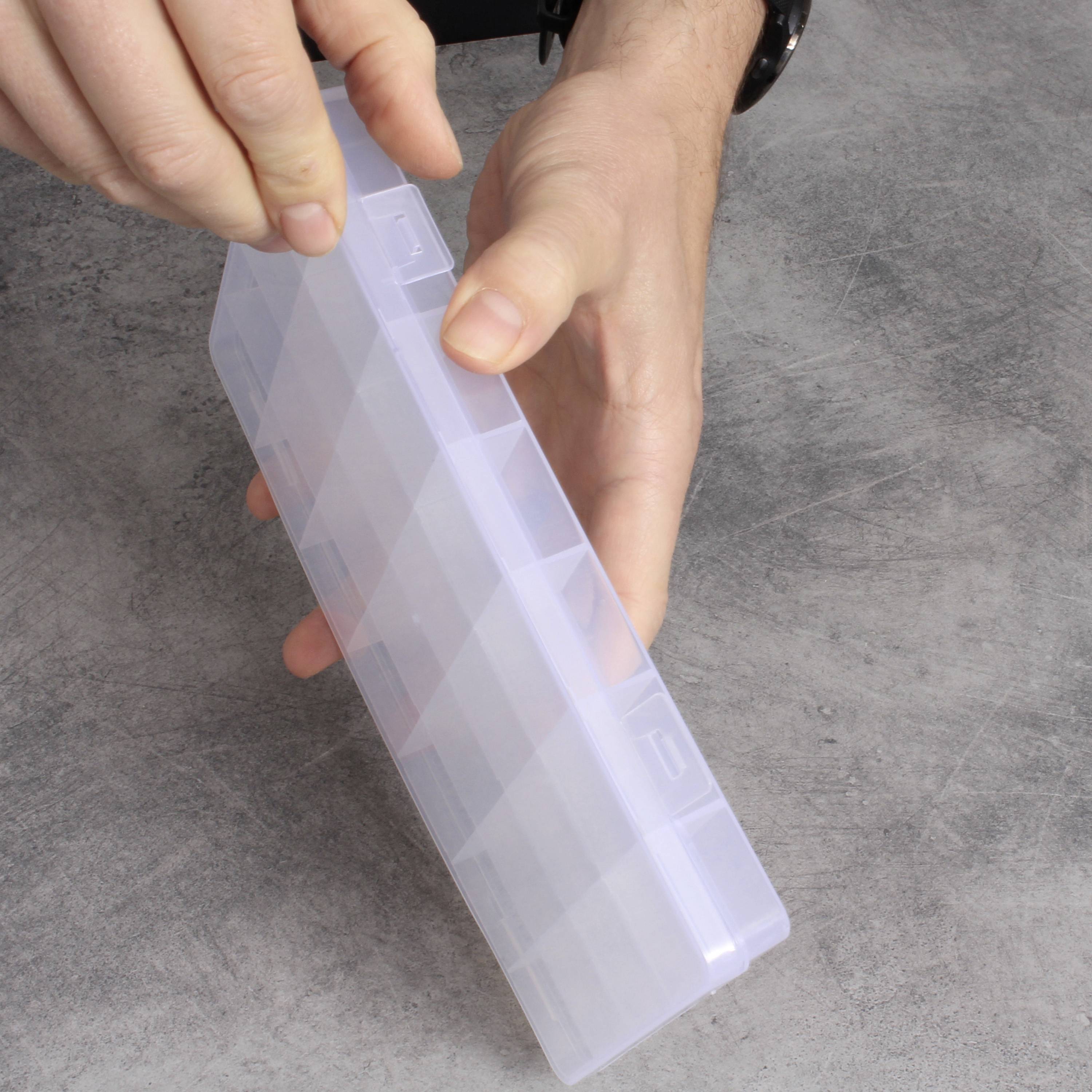 Quadrios 23SA090 Sortimentskasten (L x B x H) 22.6 x 13.4 x 2.2cm Anzahl Fächer: 28 feste Unterteilung Inhalt 1St.