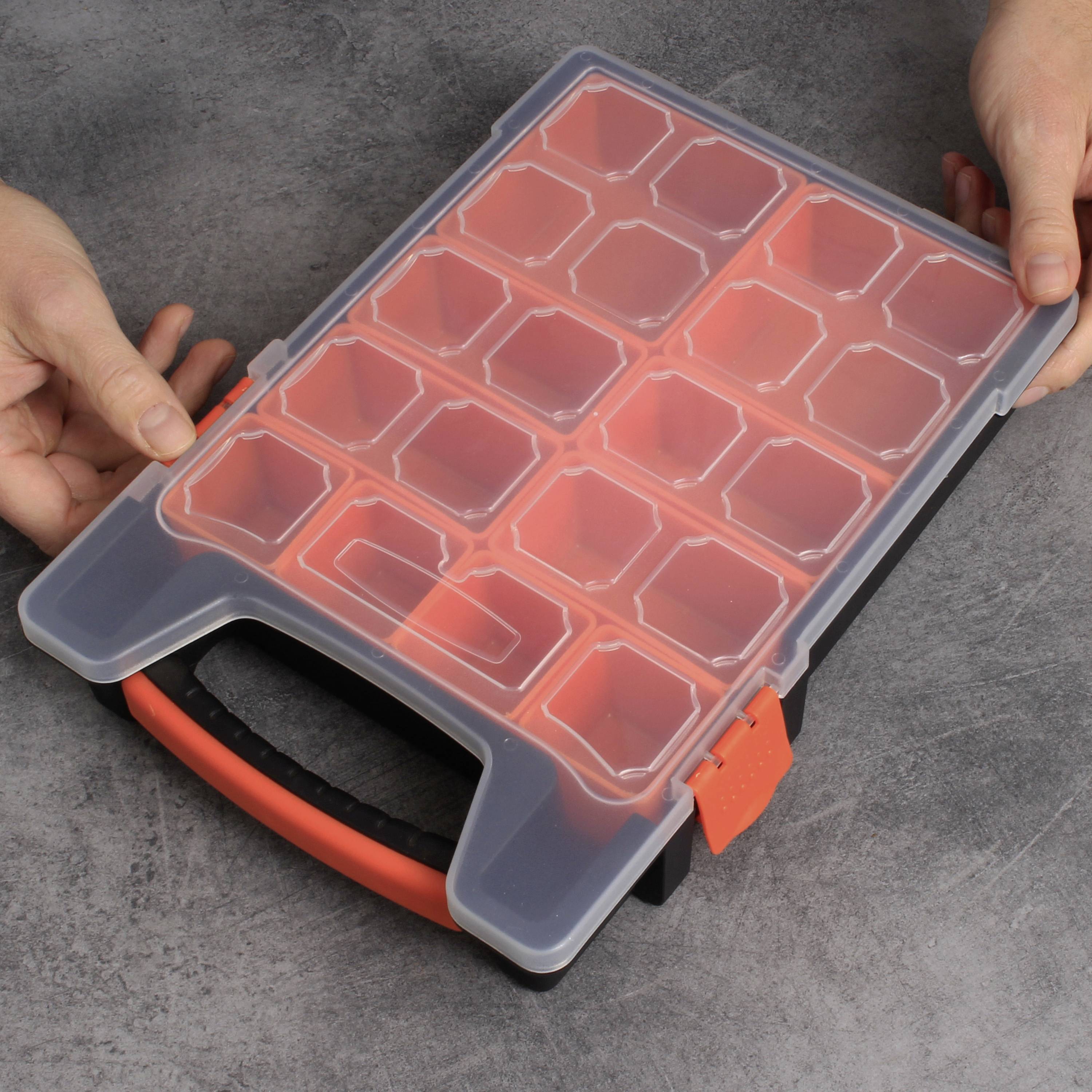 Quadrios 23SA091 Sortimentskasten (L x B x H) 32.5 x 22 x 6cm Anzahl Fächer: 10 feste Unterteilung Inhalt 1St.