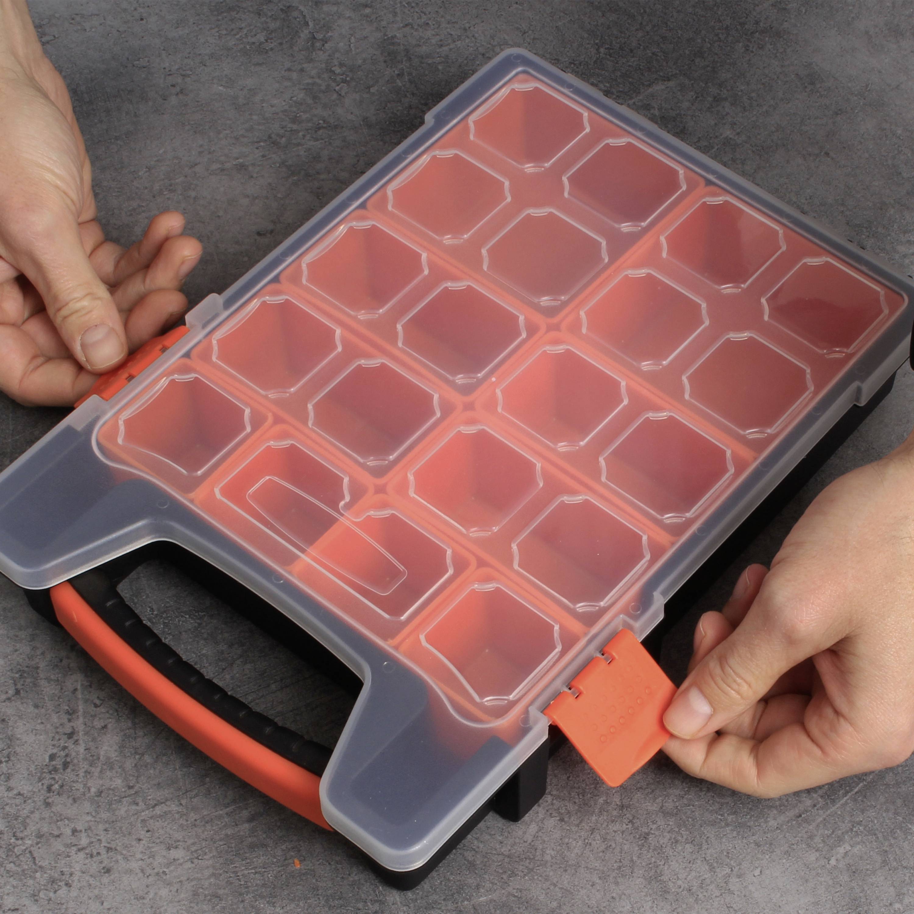 Quadrios 23SA091 Sortimentskasten (L x B x H) 32.5 x 22 x 6cm Anzahl Fächer: 10 feste Unterteilung Inhalt 1St.