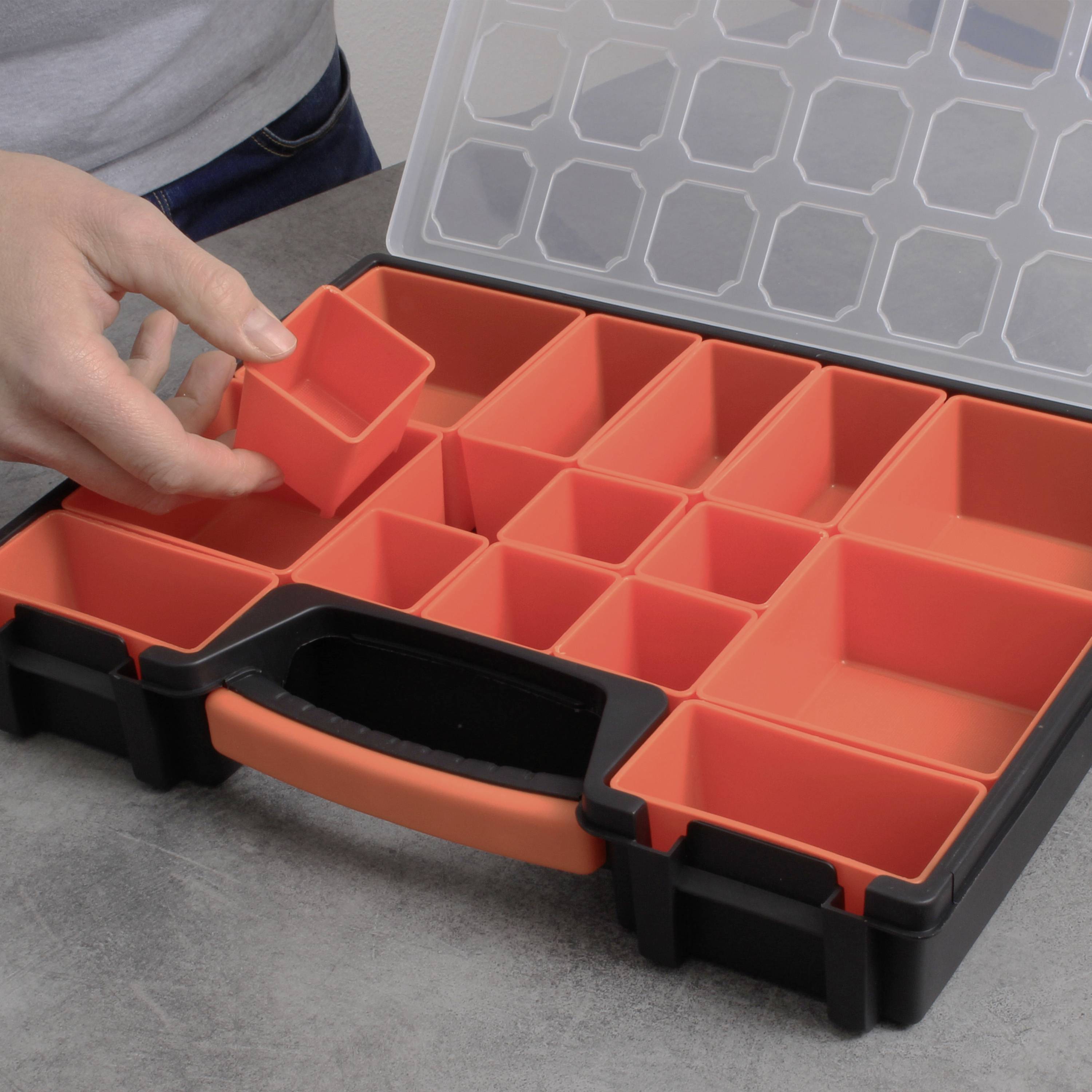 Quadrios 23SA092 Sortimentskasten (L x B x H) 37 x 27.2 x 6cm Anzahl Fächer: 15 feste Unterteilung Inhalt 1St.