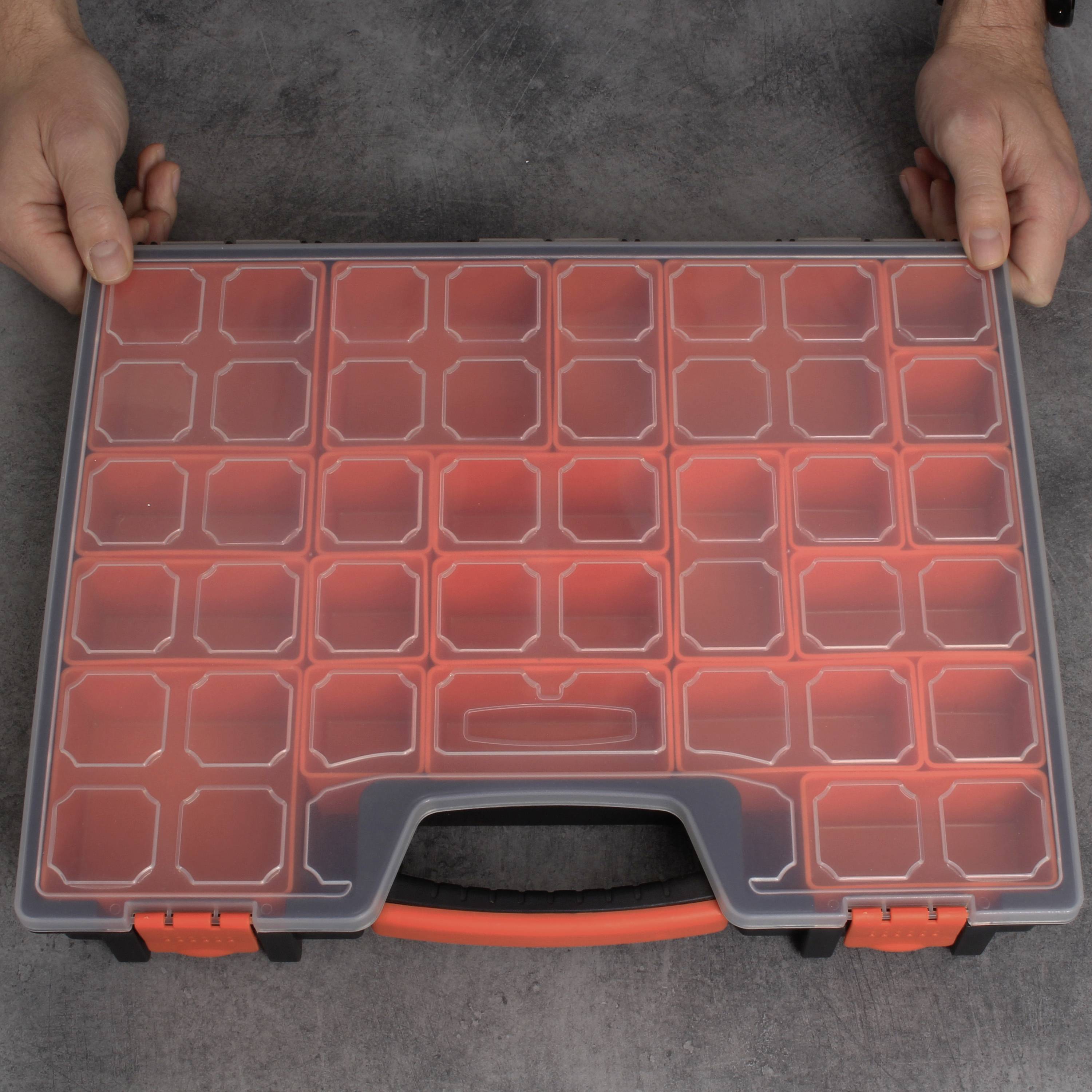 Quadrios 23SA093 Sortimentskasten (L x B x H) 42 x 32.5 x 6cm Anzahl Fächer: 22 feste Unterteilung Inhalt 1St.