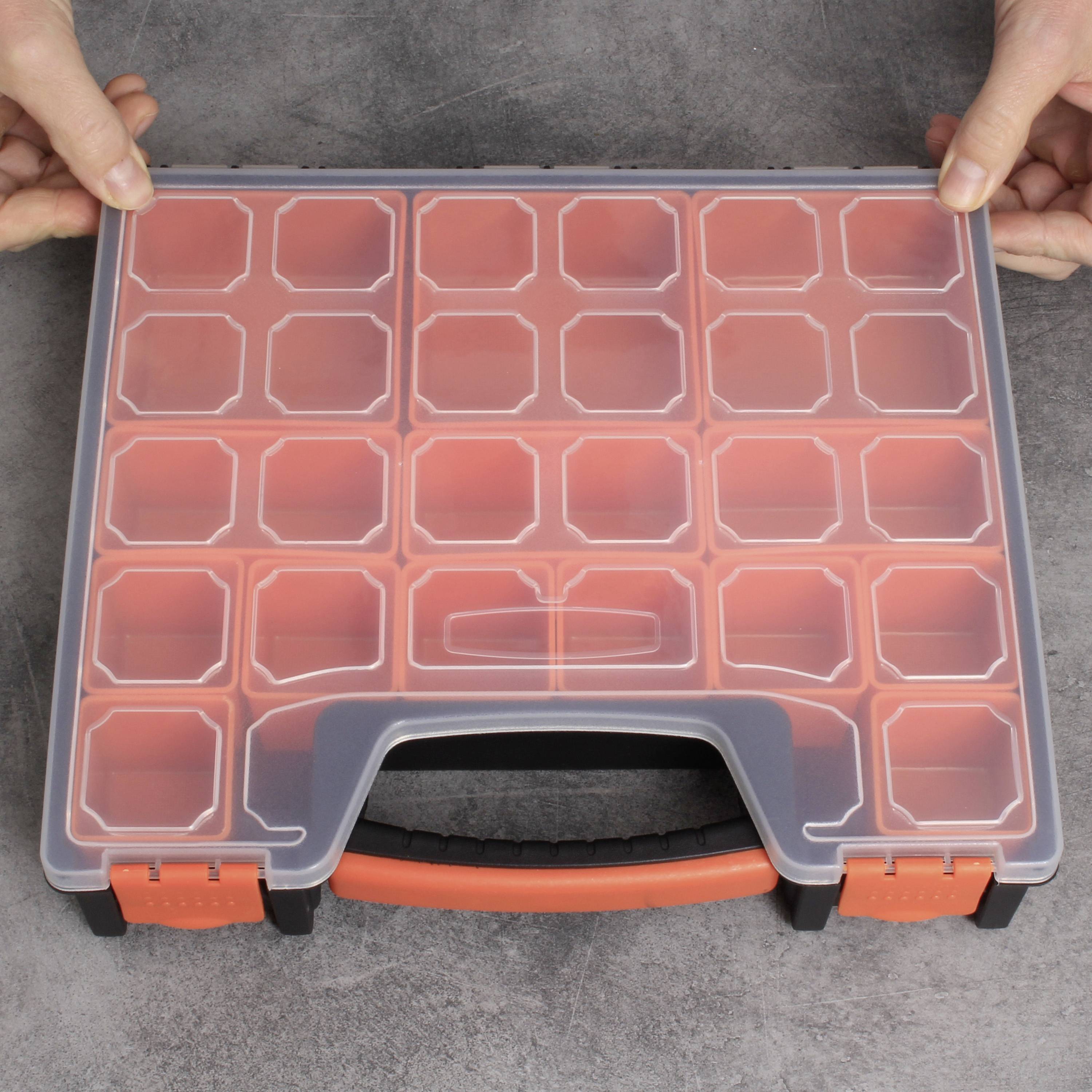 Quadrios 23SA094 Sortimentskasten (L x B x H) 31.2 x 27.2 x 6cm Anzahl Fächer: 14 feste Unterteilung Inhalt 1St.