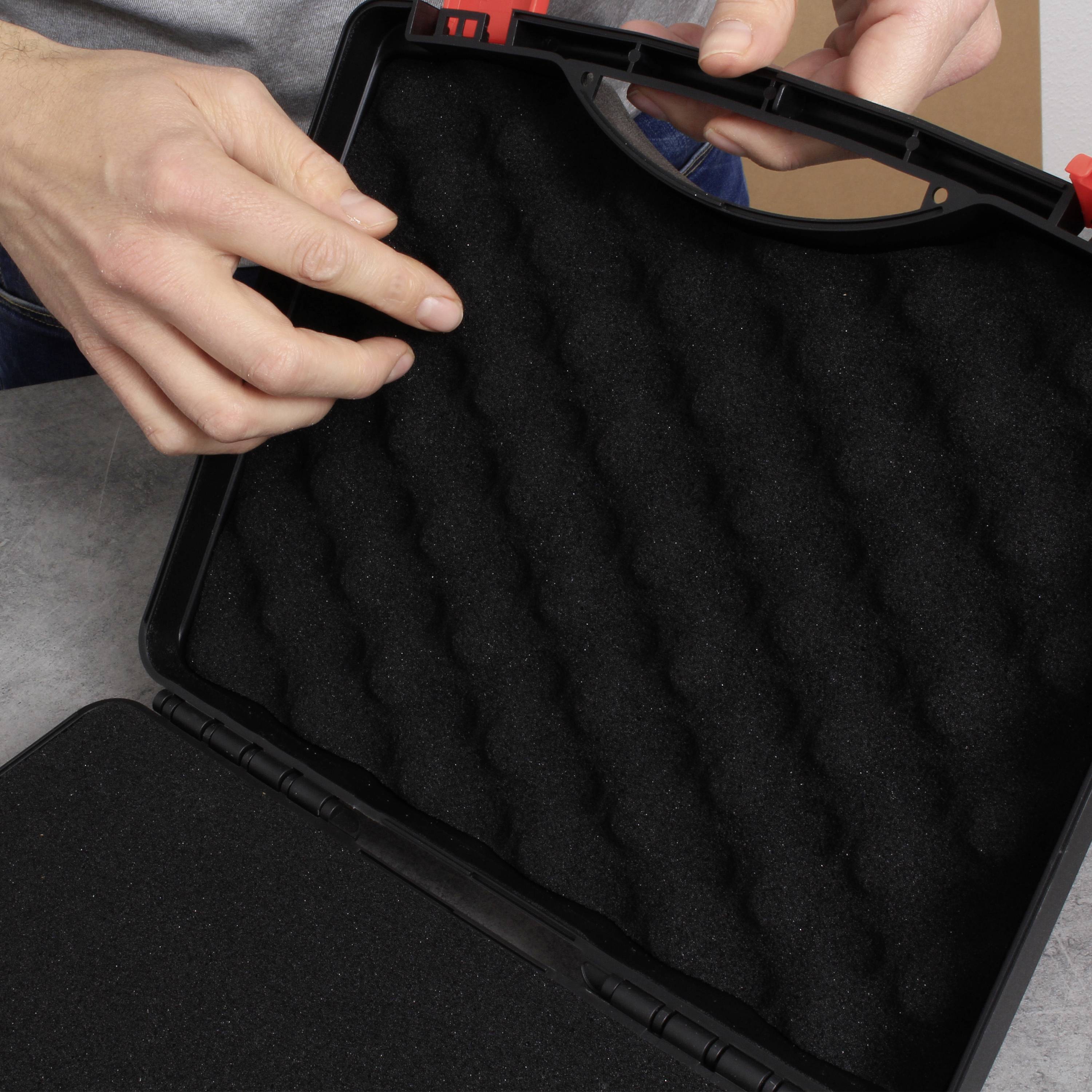 Quadrios 23SA098 Sortimentskoffer (L x B x H) 28 x 23 x 5.2cm Anzahl Fächer: 1 feste Unterteilung Inhalt 1St.