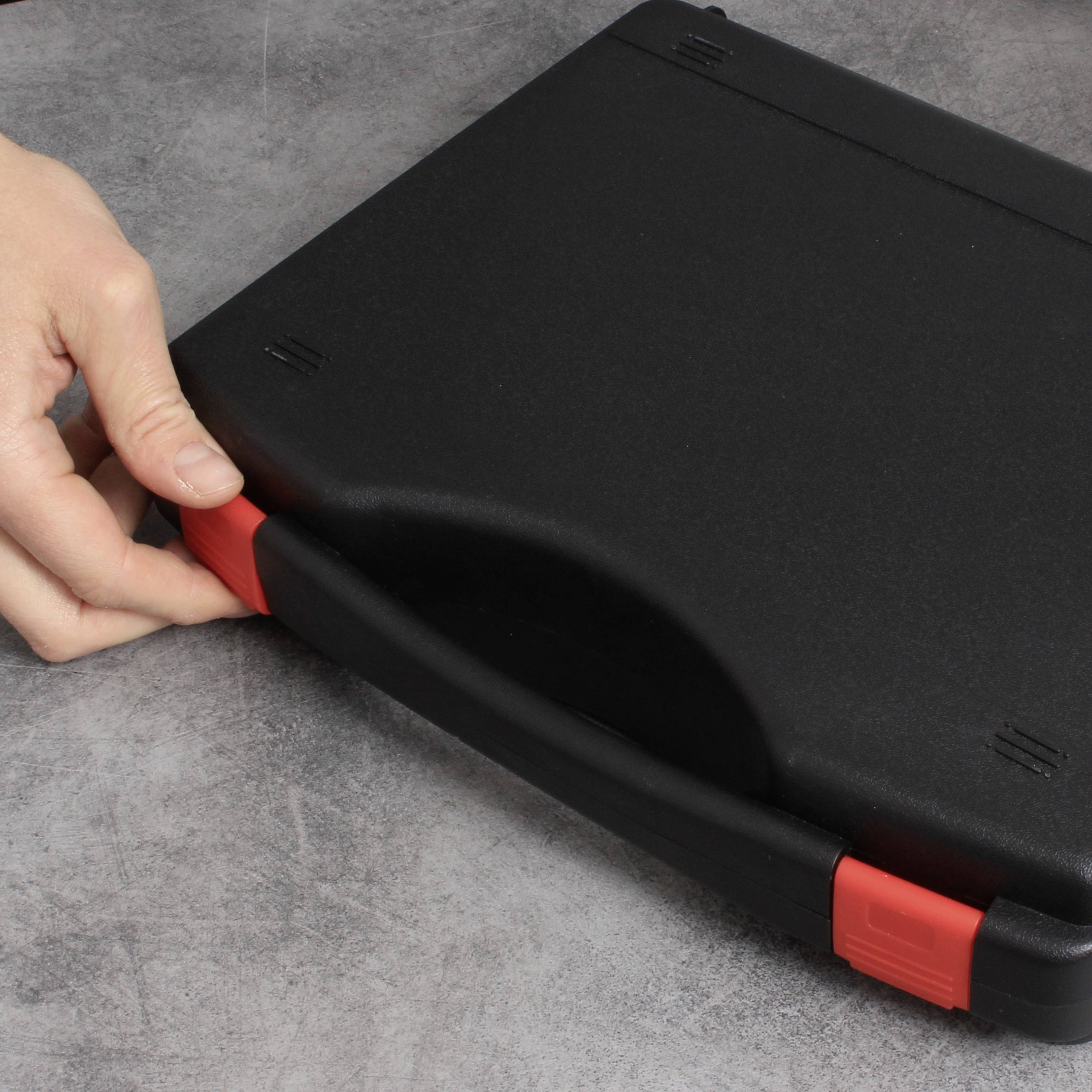 Quadrios 23SA099 Sortimentskoffer (L x B x H) 31.5 x 26 x 7cm Anzahl Fächer: 1 feste Unterteilung Inhalt 1St.