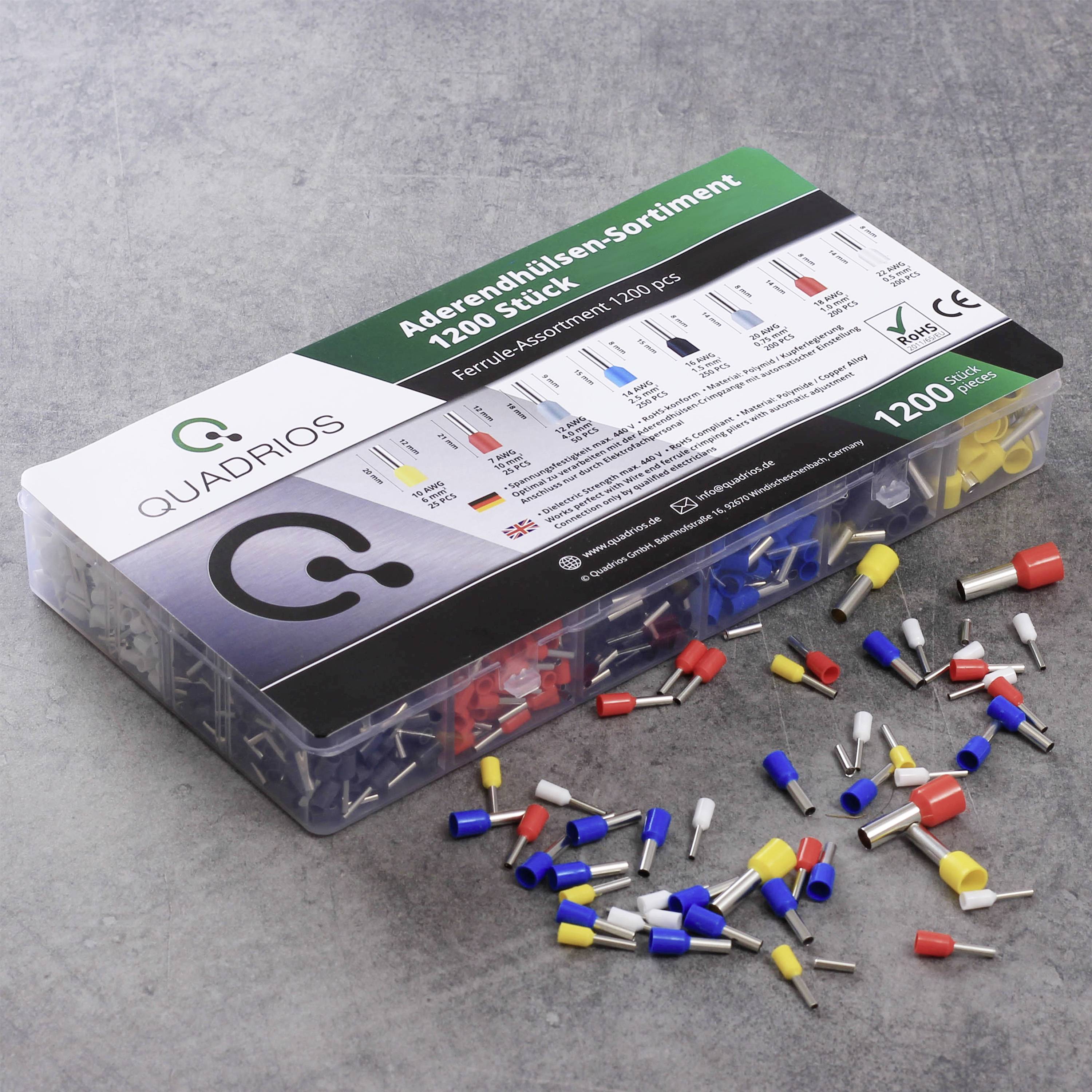 Quadrios 23T055 23T055 Crimpzangen-Set 0.25 bis 10mm²