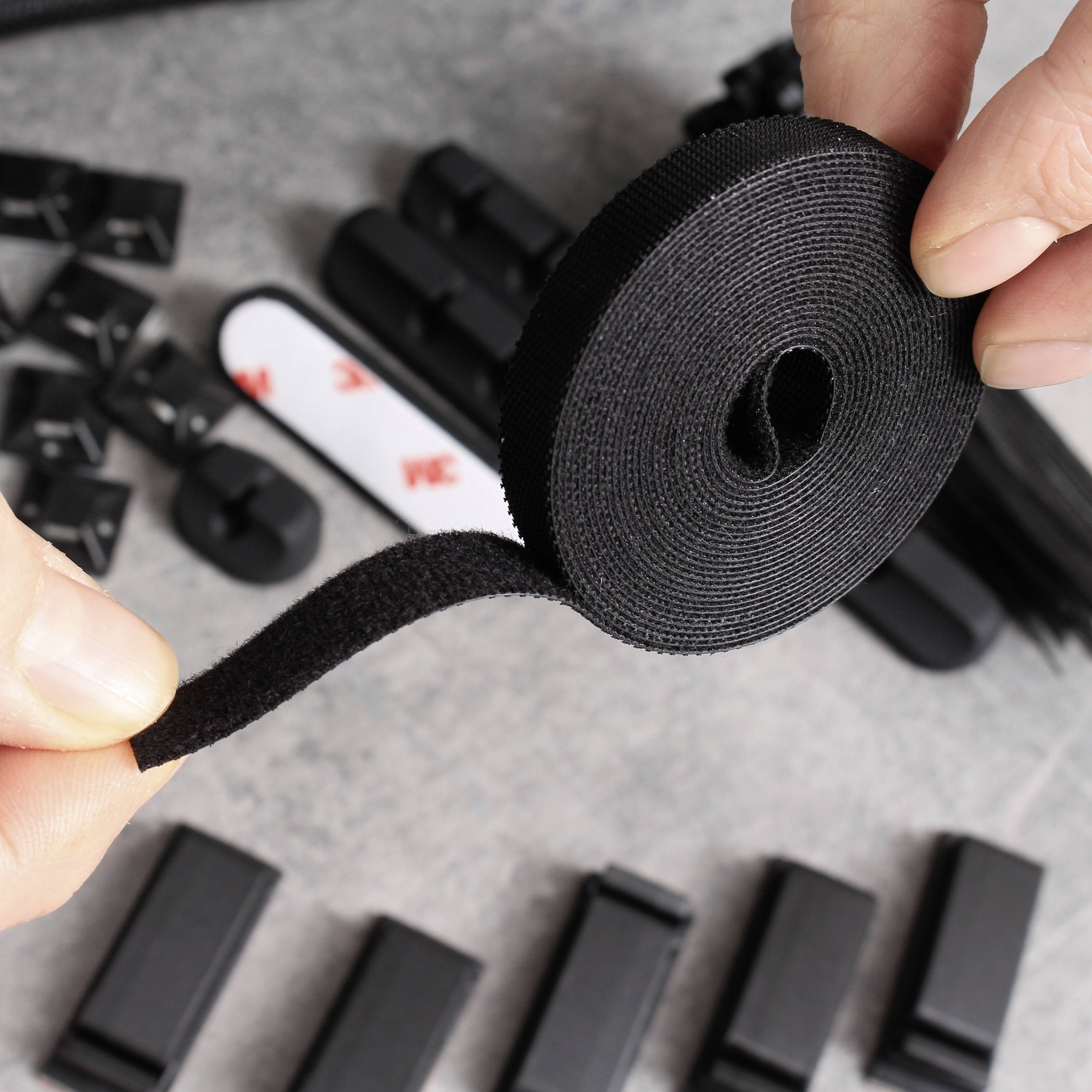 Quadrios 23CA257 Kabelhalter-Sortimentsbox 23CA257 Bündel-Ø-Bereich 1 bis 40mm Schwarz 184 Teile