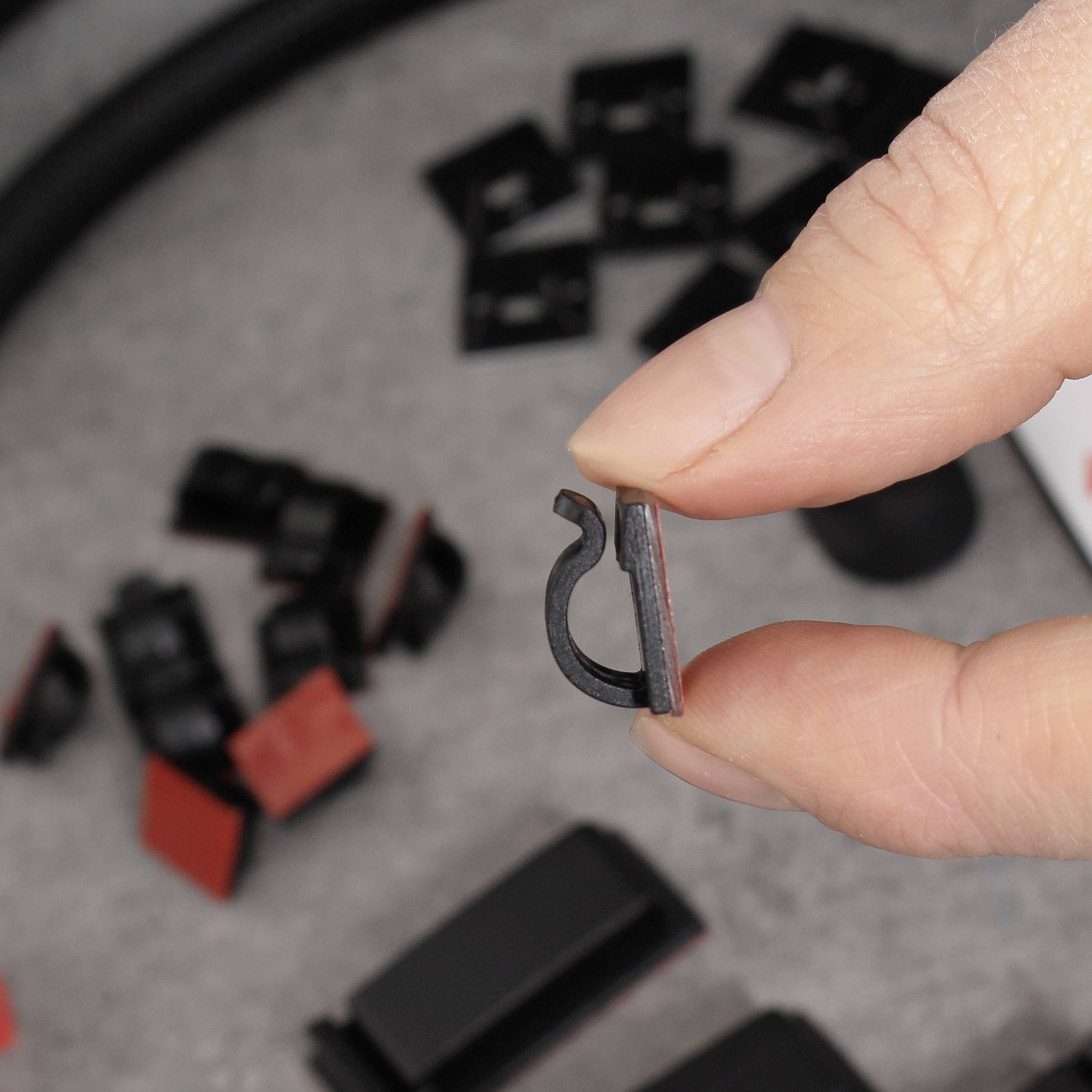 Quadrios 23CA257 Kabelhalter-Sortimentsbox 23CA257 Bündel-Ø-Bereich 1 bis 40mm Schwarz 184 Teile